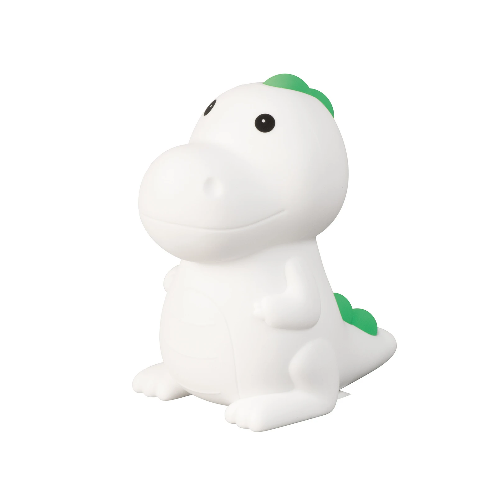 LED uzlādējama naktslampiņa Dinosauro, Dino, balta, RGB, regulējama,