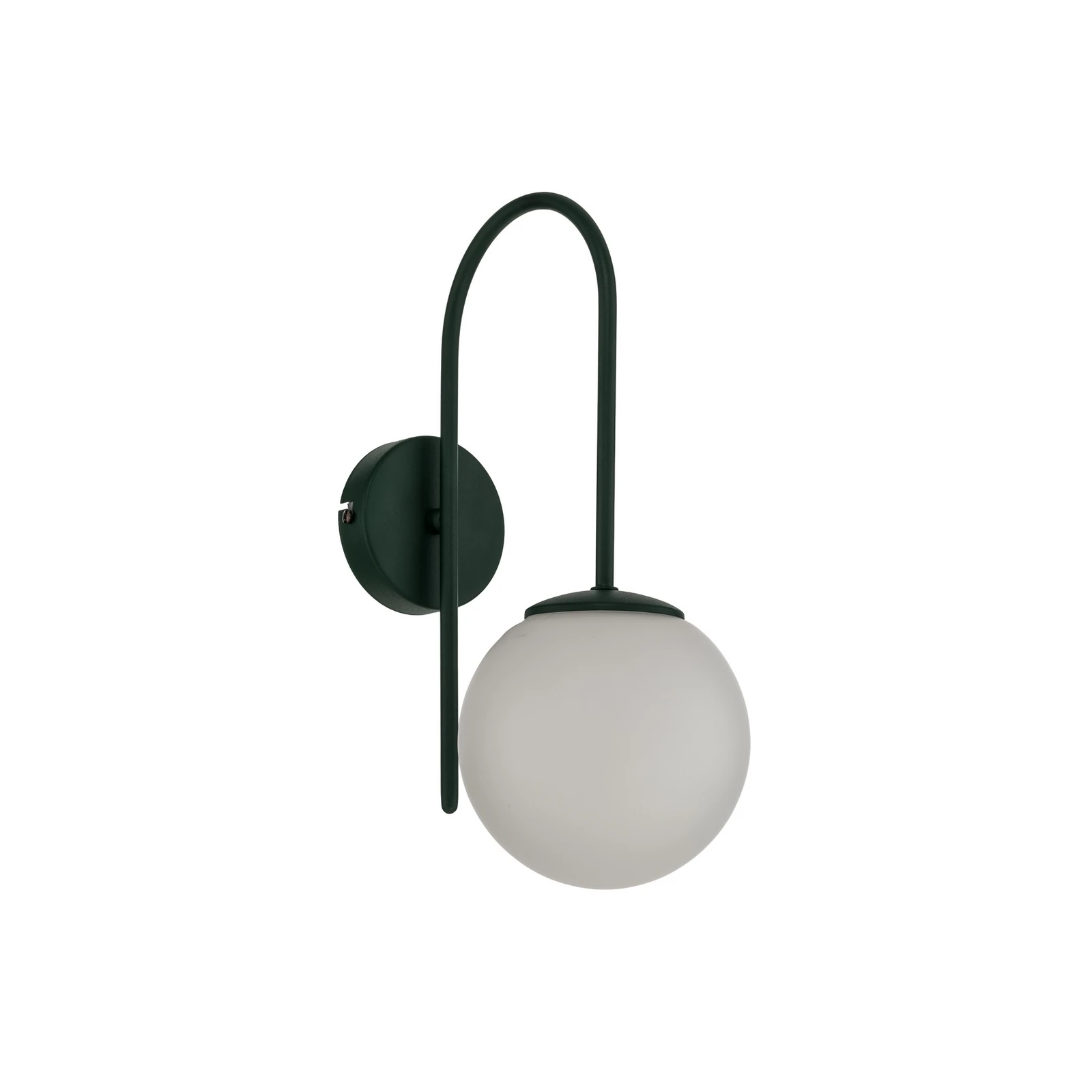 Sieninis šviestuvas „Cambridge“, tamsiai žalias, aukštis 34 cm, metalas/stiklas
