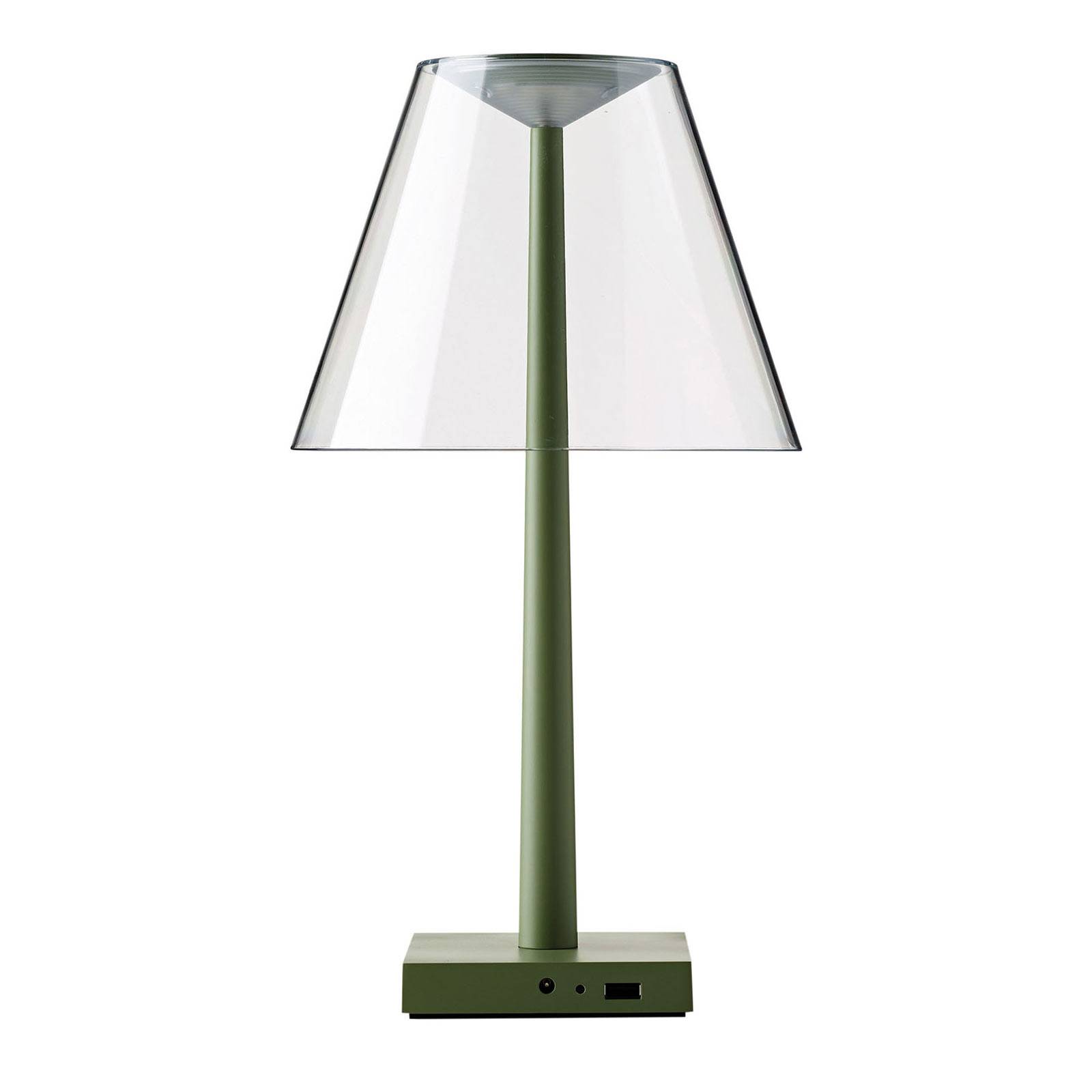 Rotaliana Dina+ T1 LED ładowalna lampa stołowa zielona