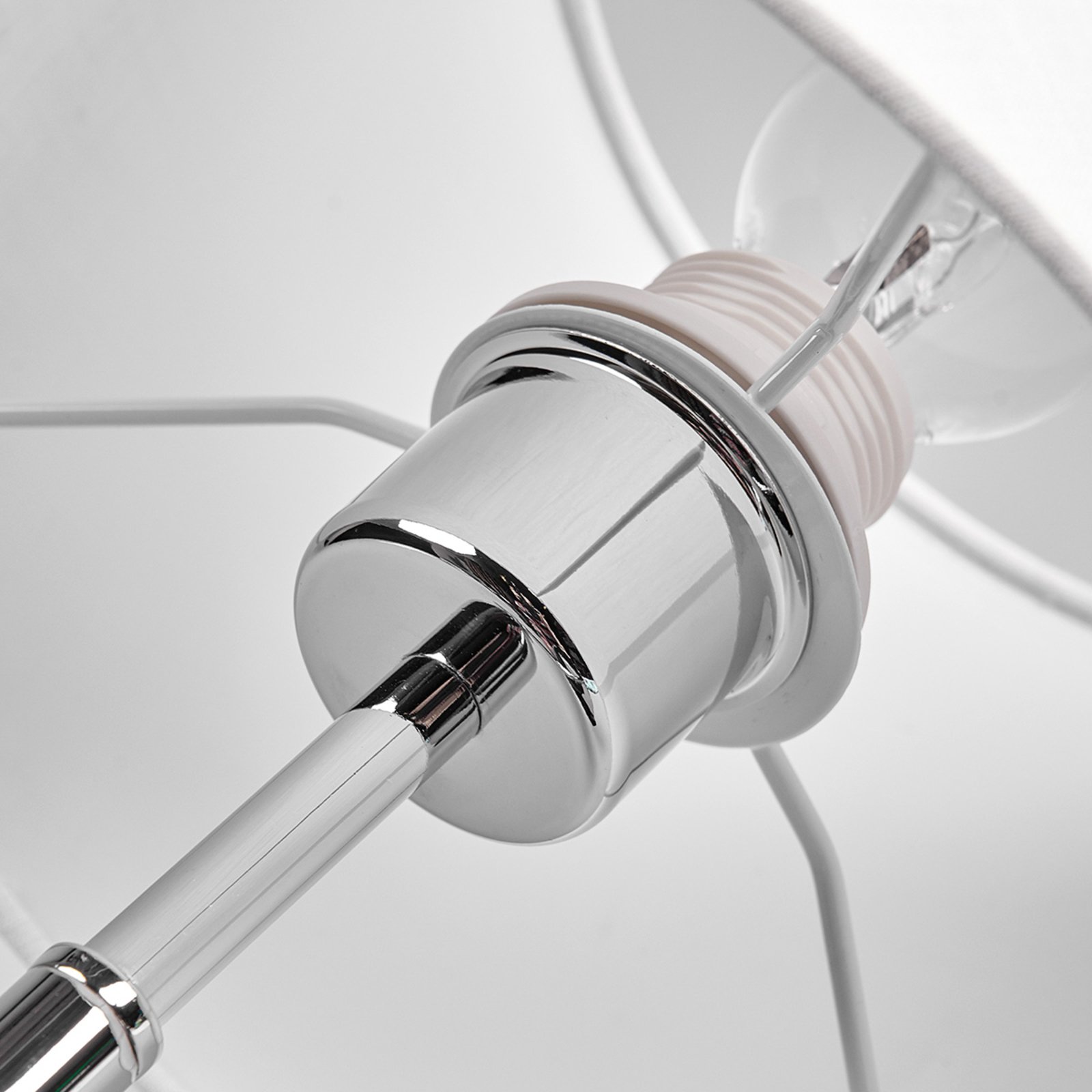 Dorothea Wandlamp White/Chrome - Lucande
