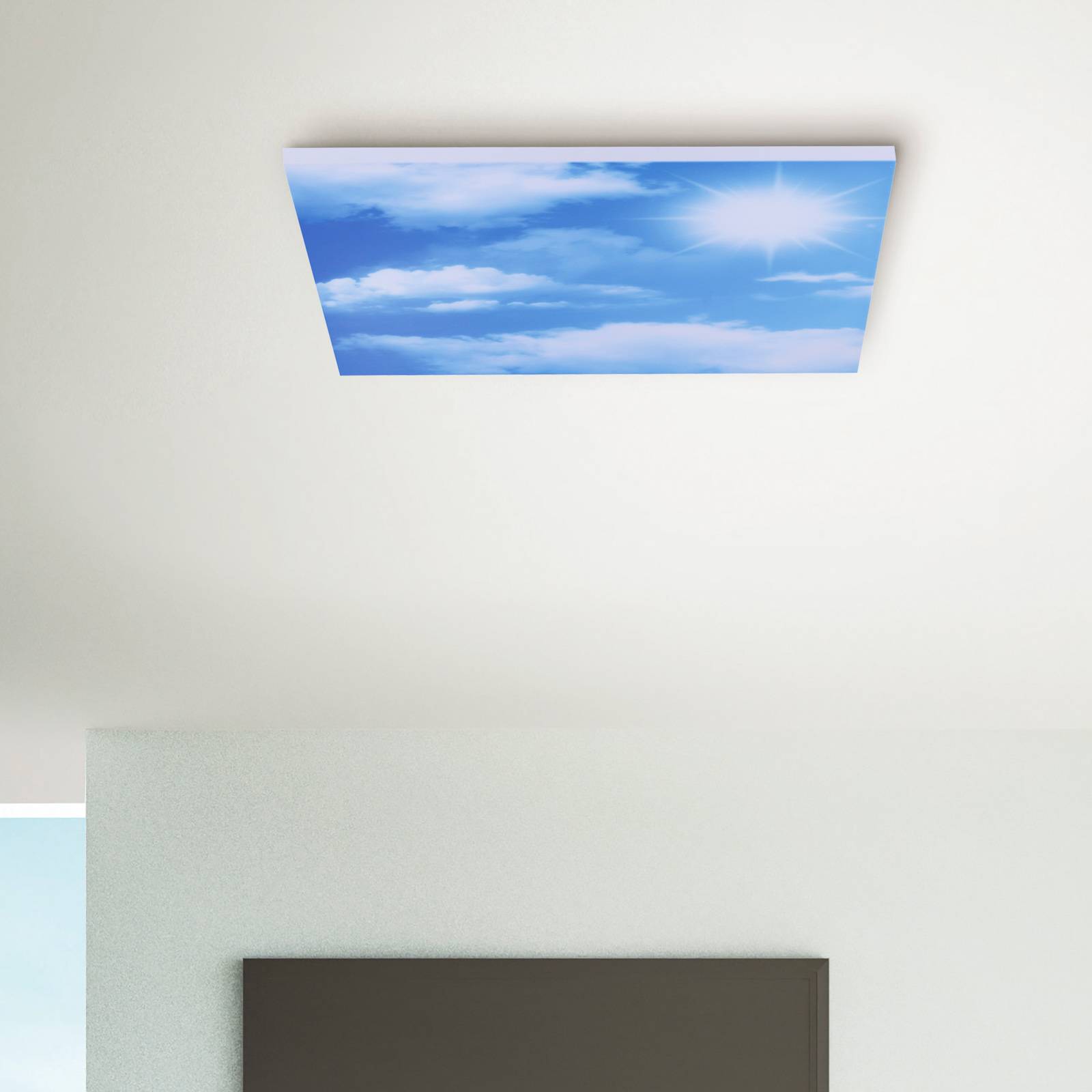 LED plafondlamp Cloud, tunable white, 59,5 cm