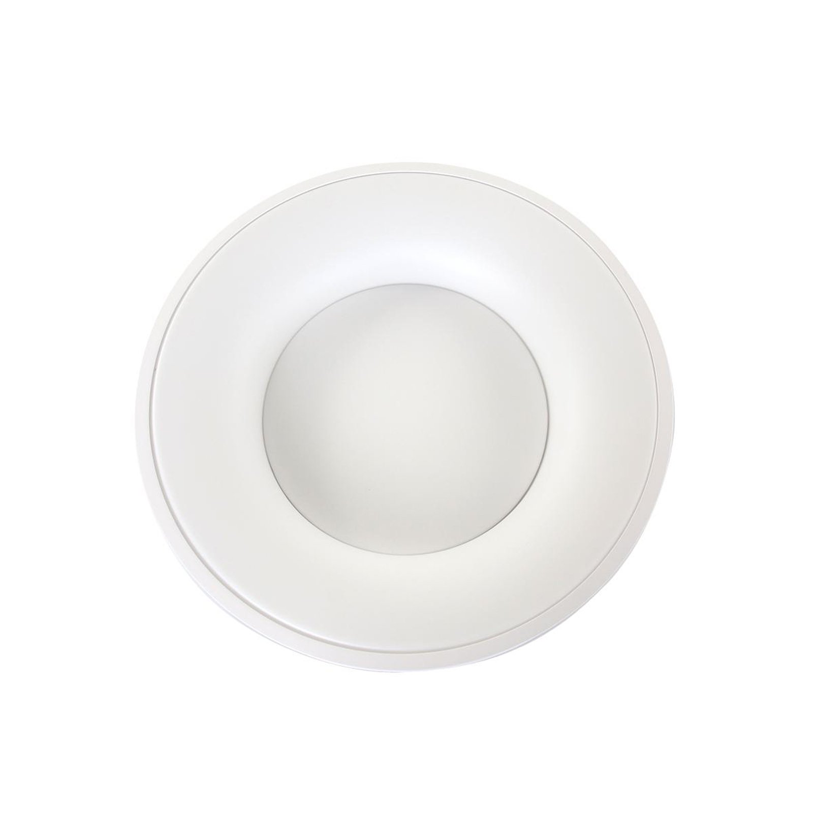 Plafonnier LED Ringlede, 2.700 K, Ø 38 cm, blanc, métal