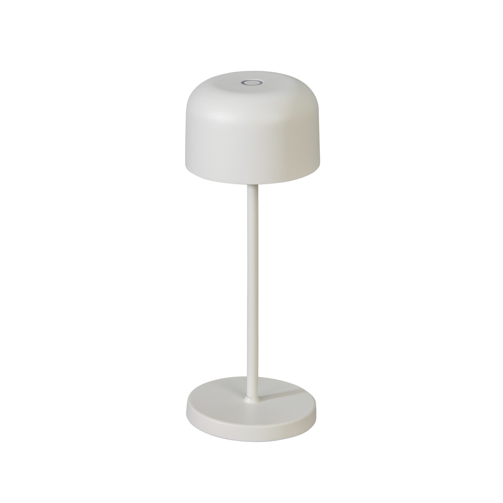 LED tafellamp Lille, hoogte 20 cm, wit, IP54, USB