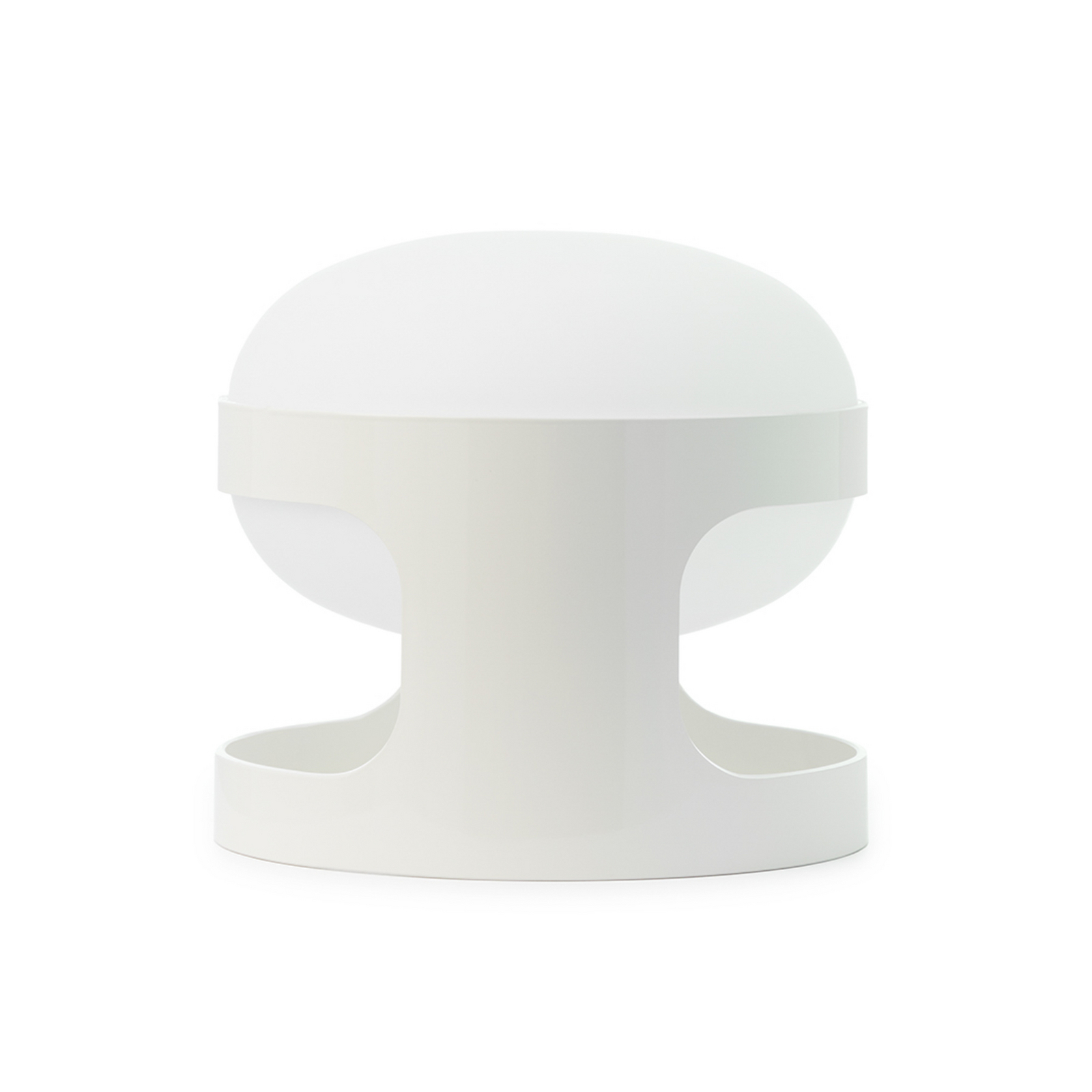 lampe de table LED KD28, blanche, hauteur 23 cm - Kartell