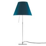 Luceplan Costanza lámpara mesa D13i aluminio/azul
