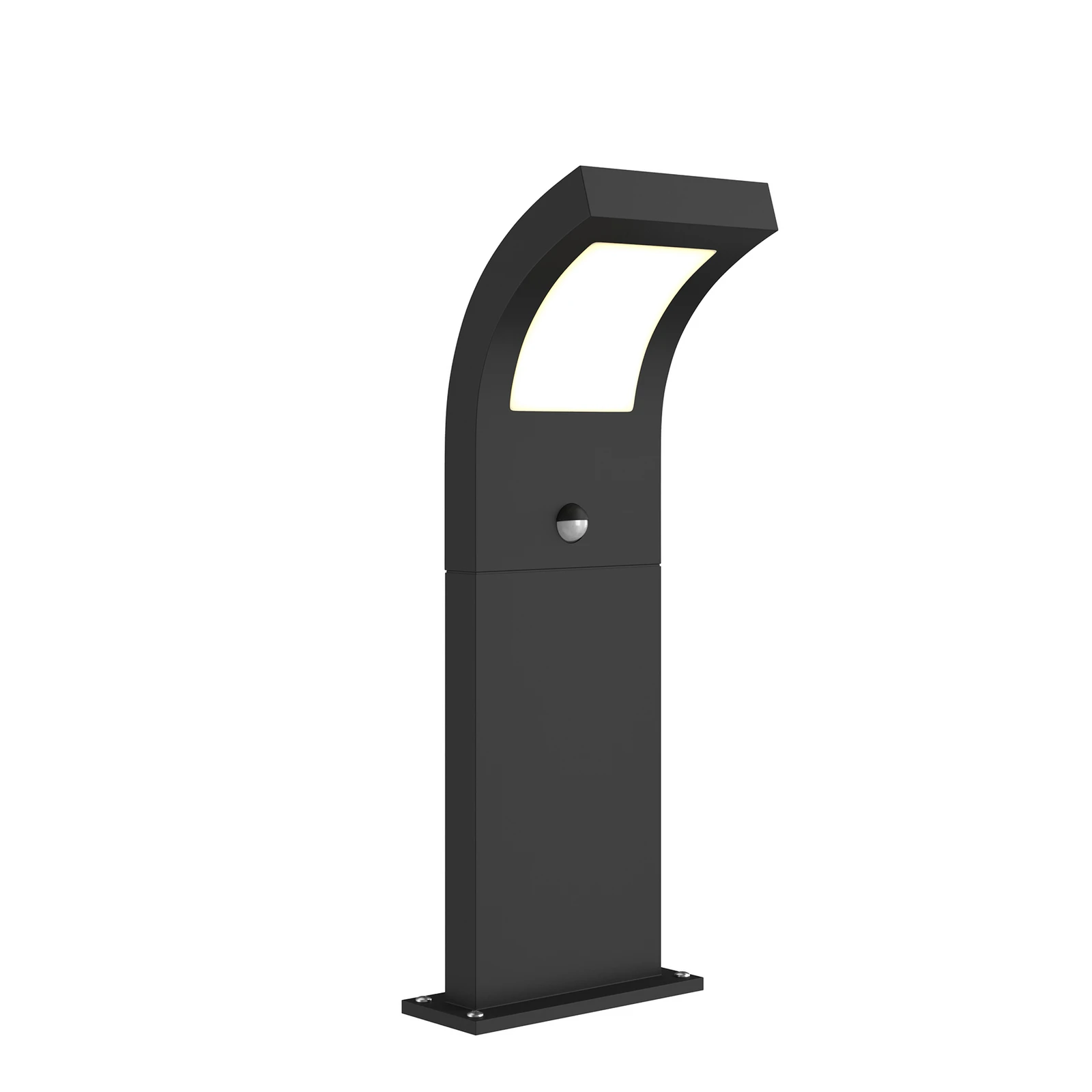 Arcchio LED-Wegelampe Advik, 60 cm, anthrazit, Sensor, IP54