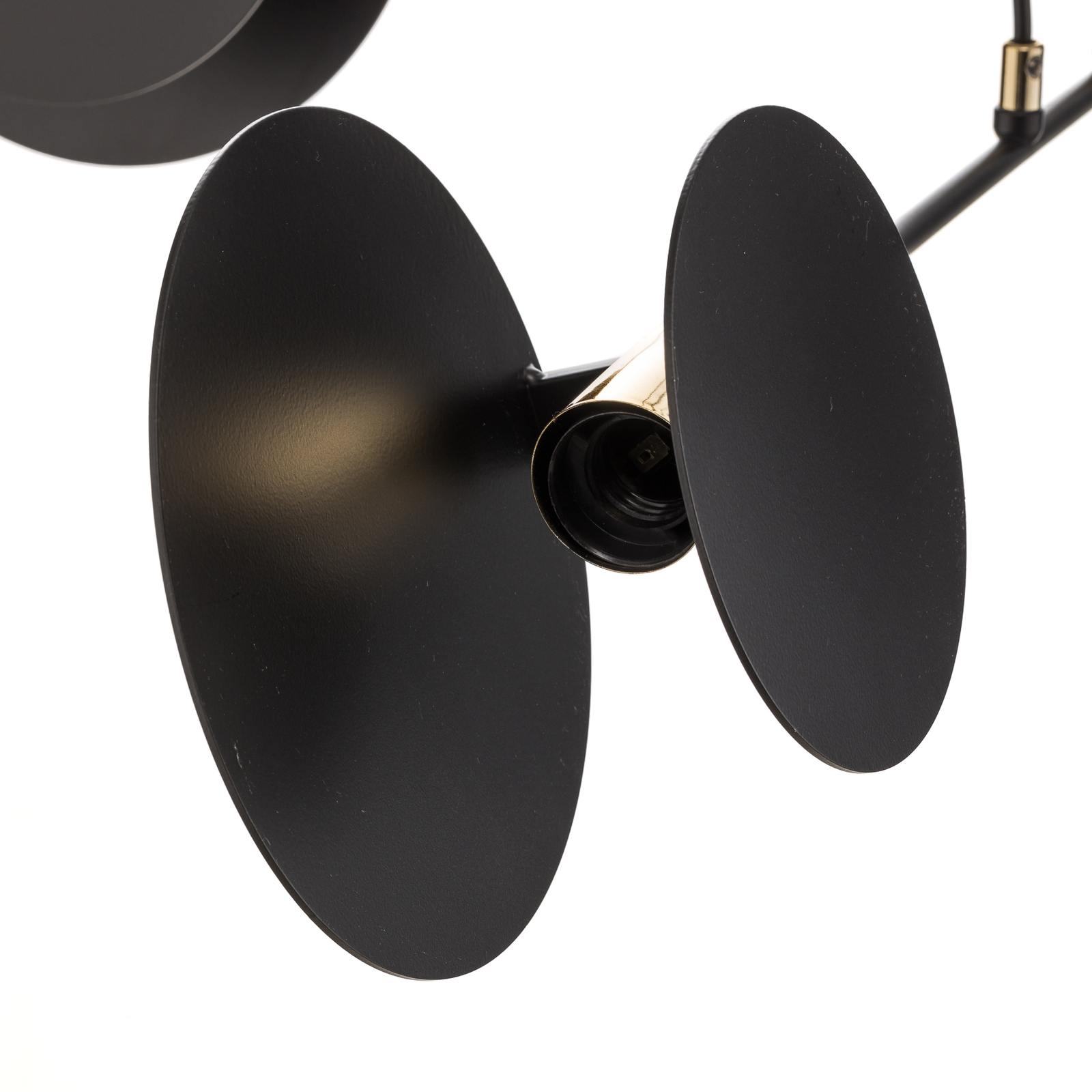 Závesná lampa Idea 4 Black v zaujímavom dizajne