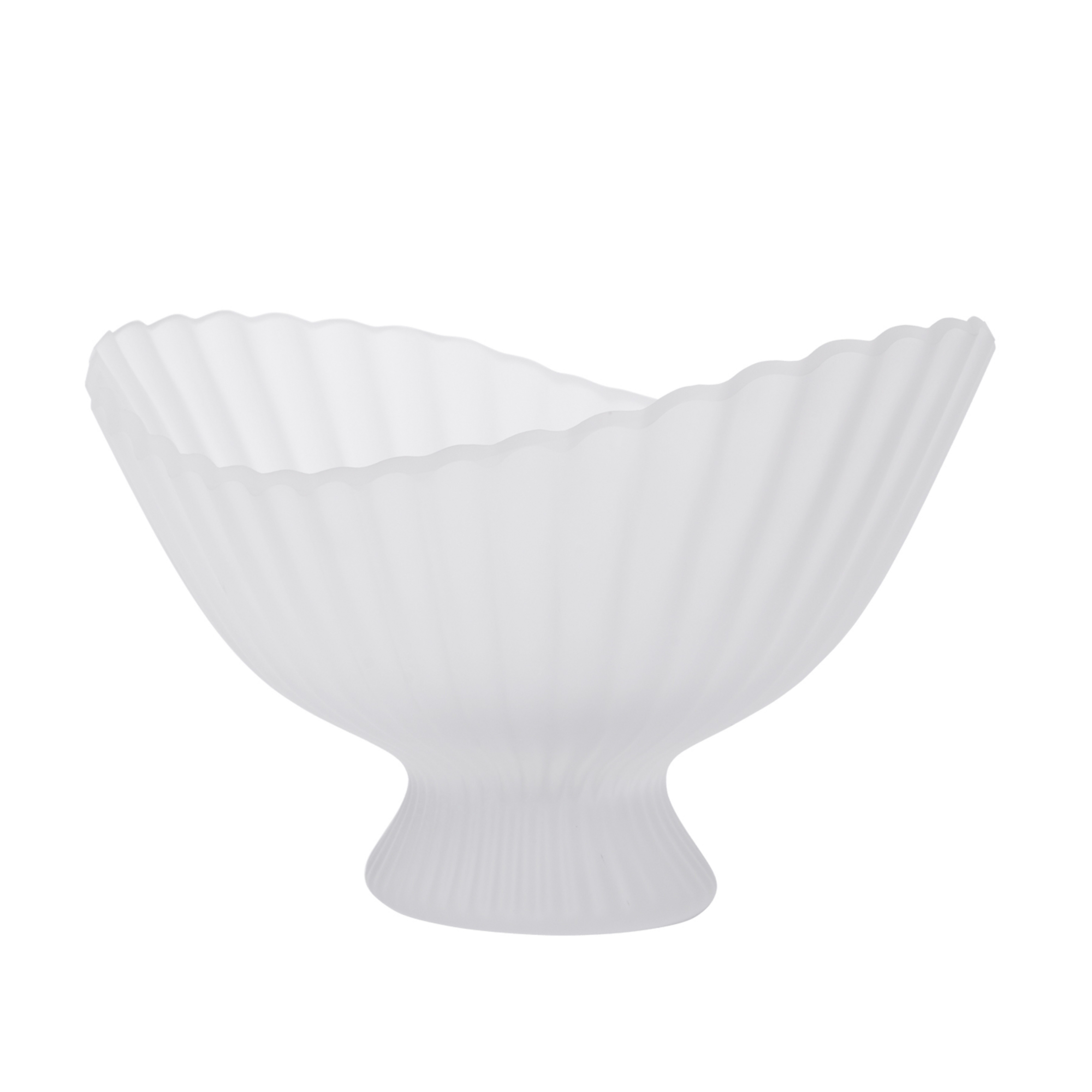 FOUNTAIN Schale, Höhe 24 cm, Glas gefrostet - LIVING