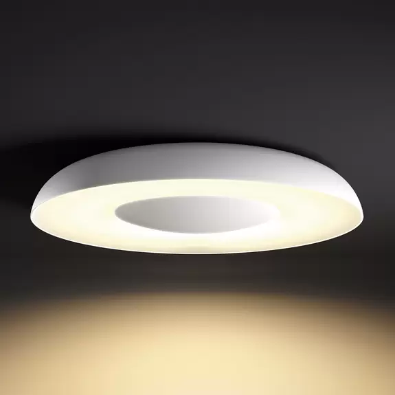 Lampenwelt Philips Hue White Ambiance Still Deckenlampe weiß