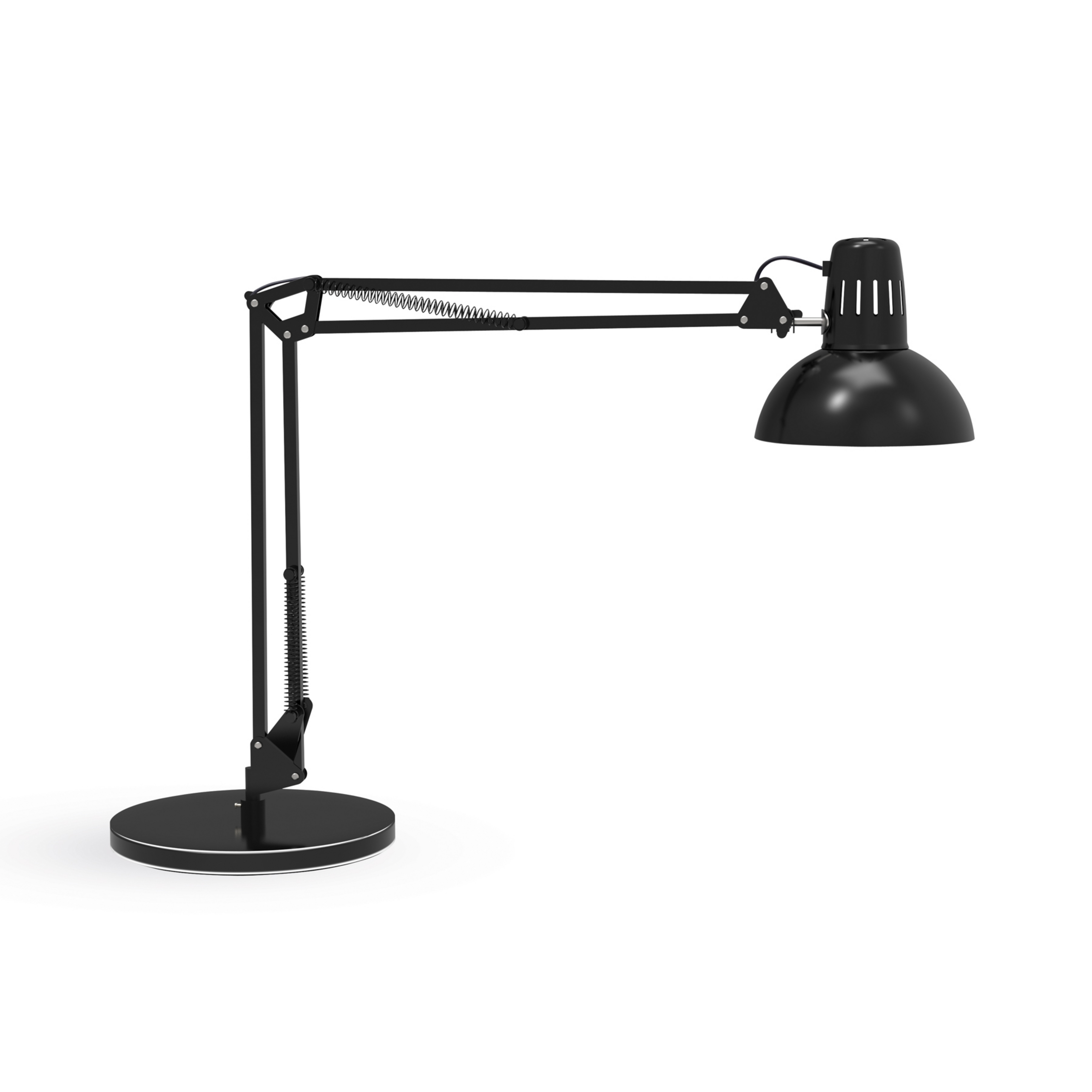 LED-Schreibtischleuchte MAULstudy, schwarz, Stahl, 49 cm,E27