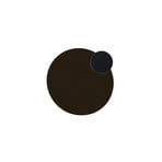 Knikerboker LED wall lamp Pois, brown, Ø 25 cm, dimmable