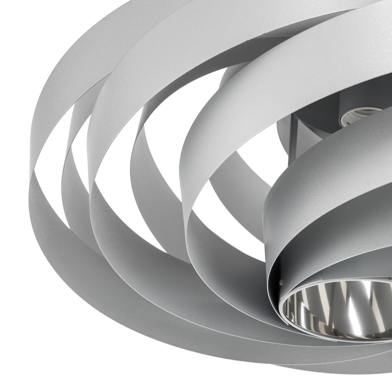 Plafondlamp Vento, aluminium Ø 50 cm