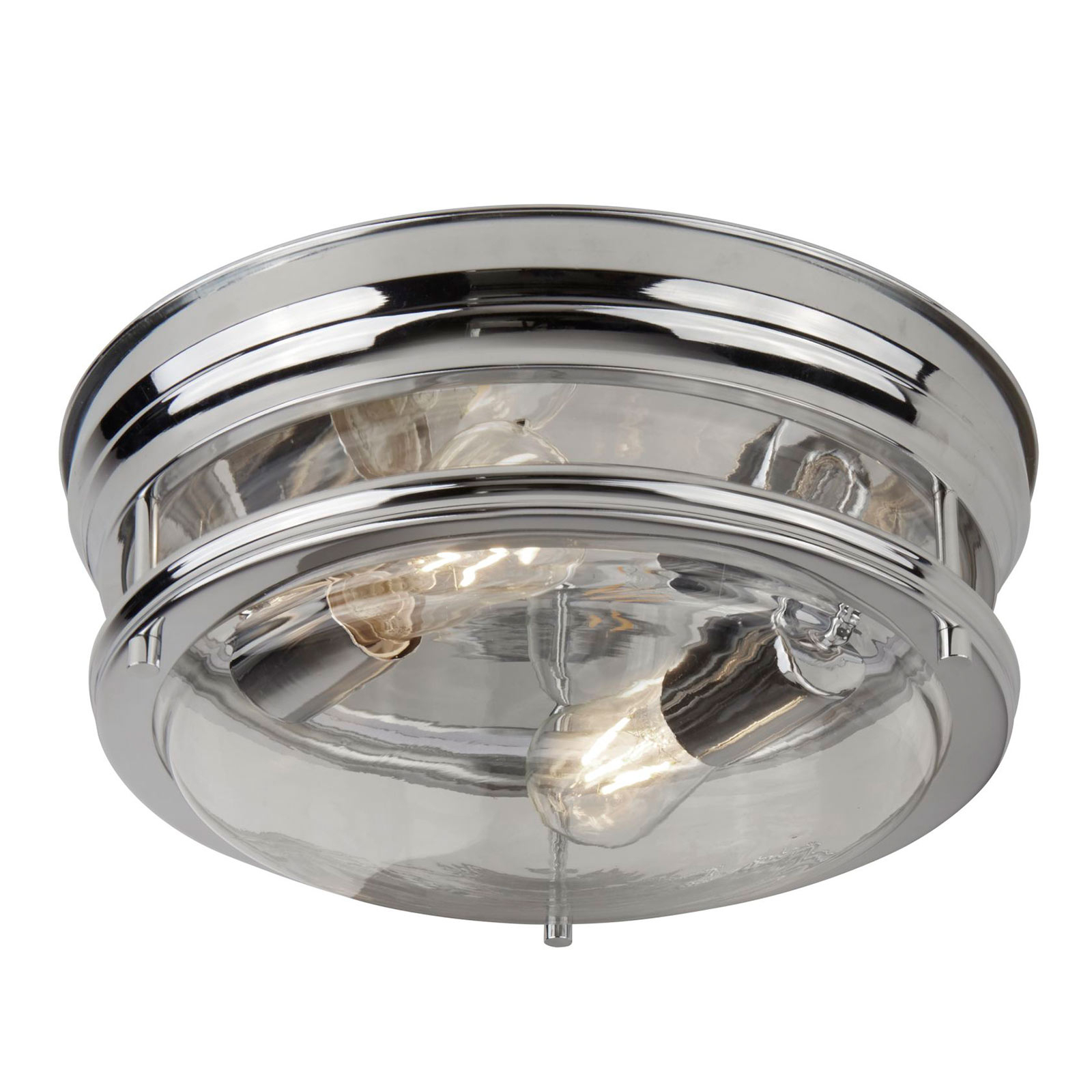 Edinburgh ceiling light in glossy chrome