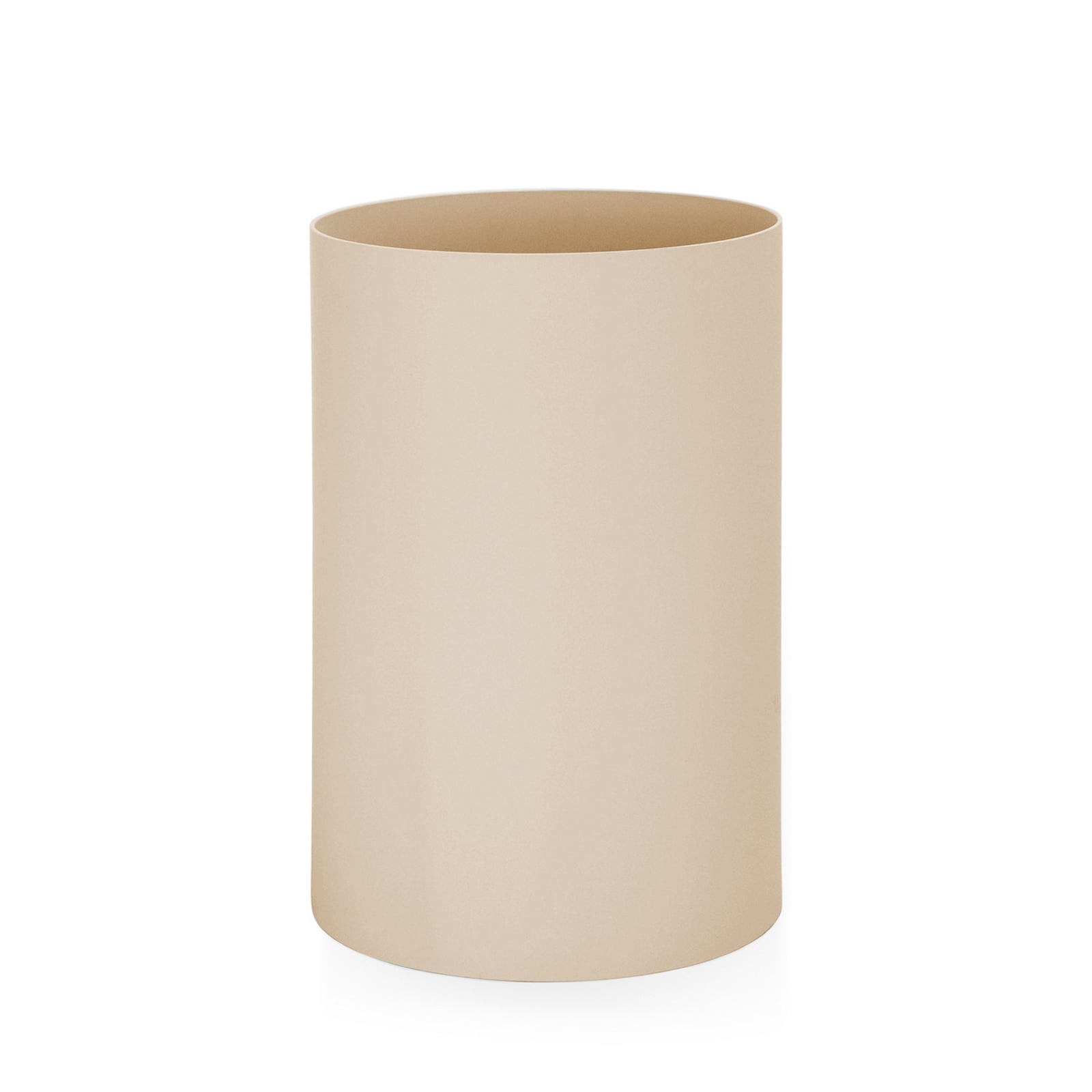 Wastepaper basket, beige, height 38 cm, Ø 25 cm - Kartell