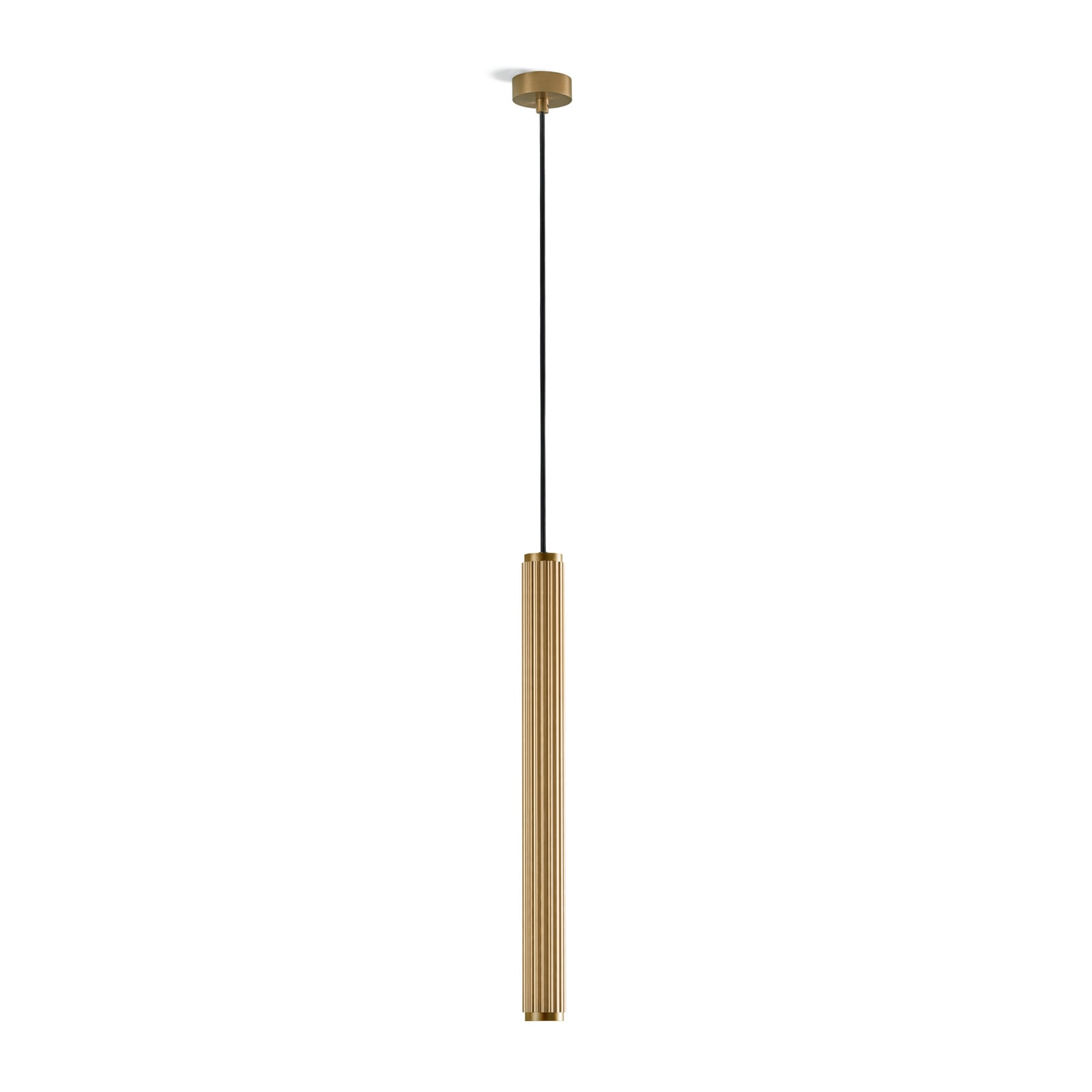 Velvet S2 Switch LED pendant light, brass - LIGHT-POINT