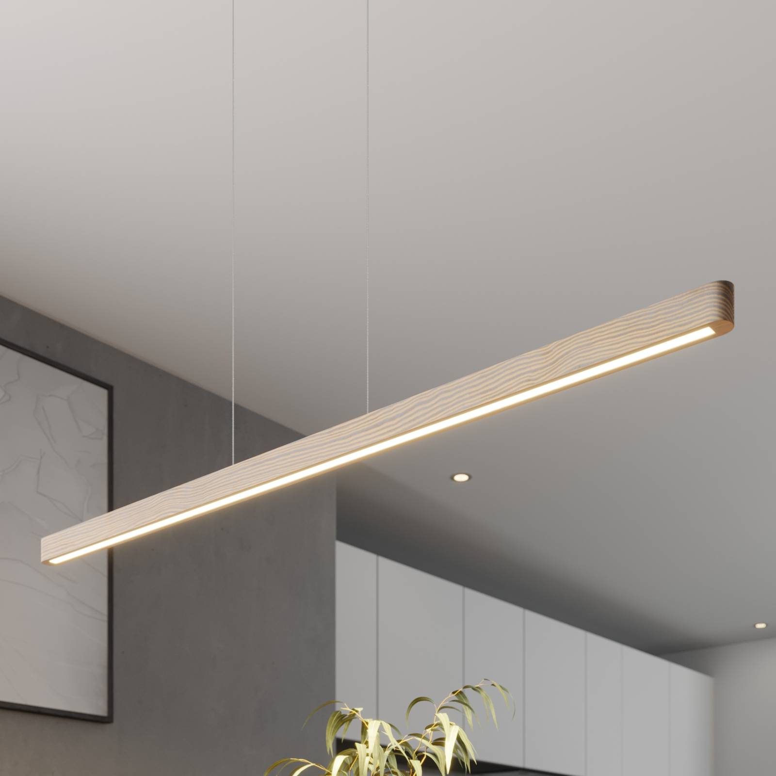 Suspension LED Forrestal, longueur 120 cm
