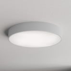 Deckenlampe Cleo 500, grau, Sensor, IP54, Ø 50 cm, Metall
