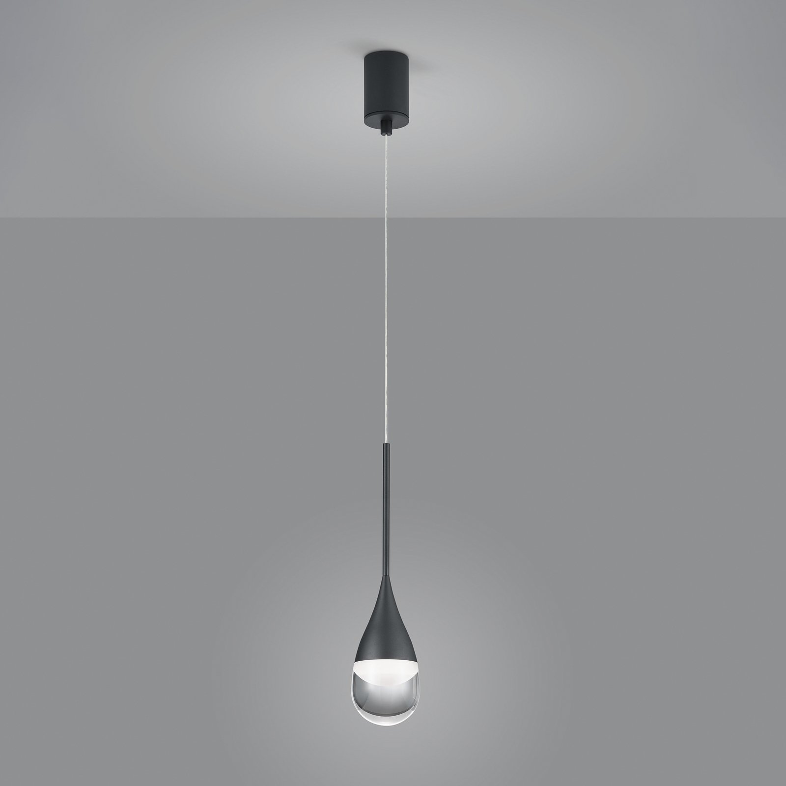 Helestra Deep LED-Hängeleuchte in Tropfenform