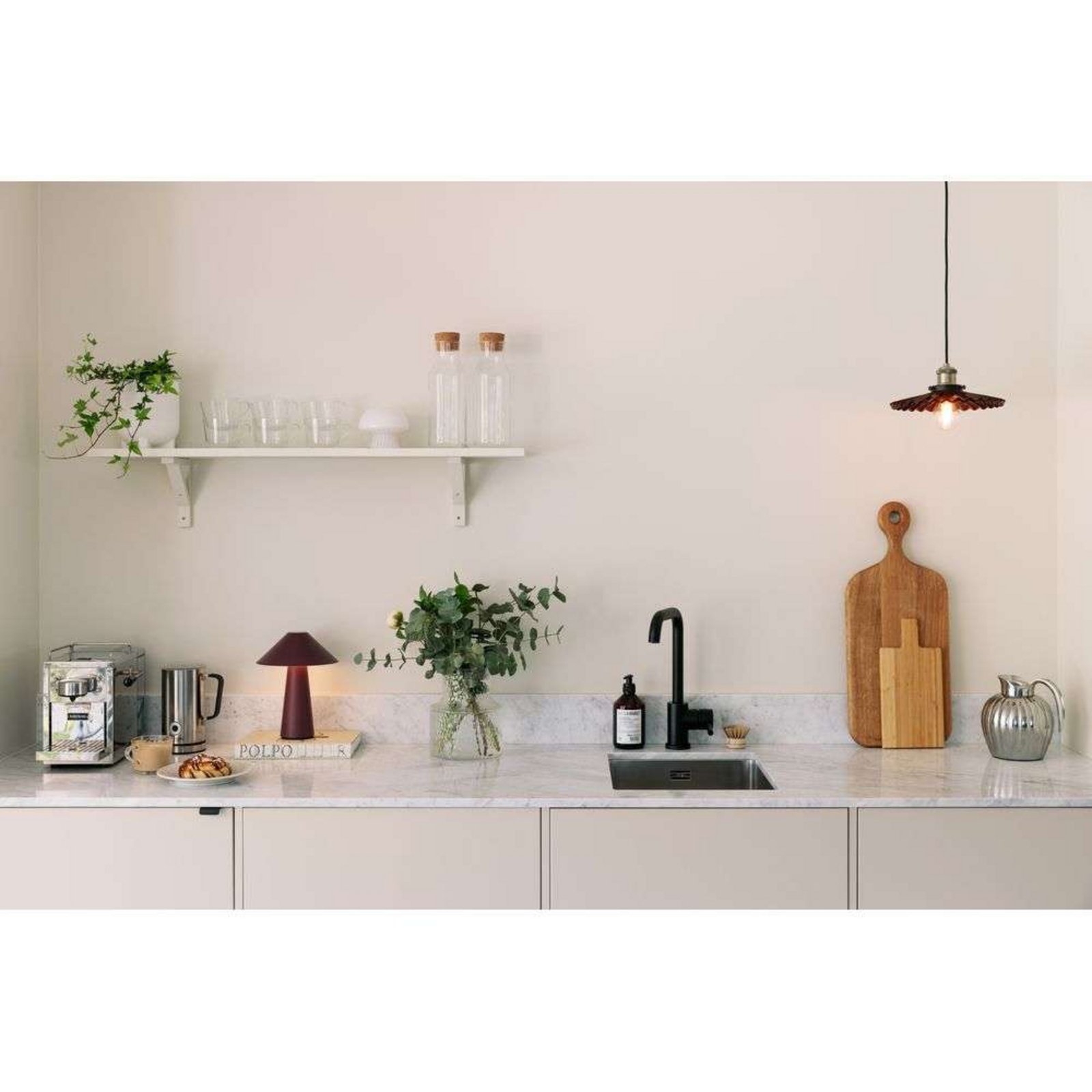 Cobbler 25 Pendelleuchte Burgundy - Globen Lighting