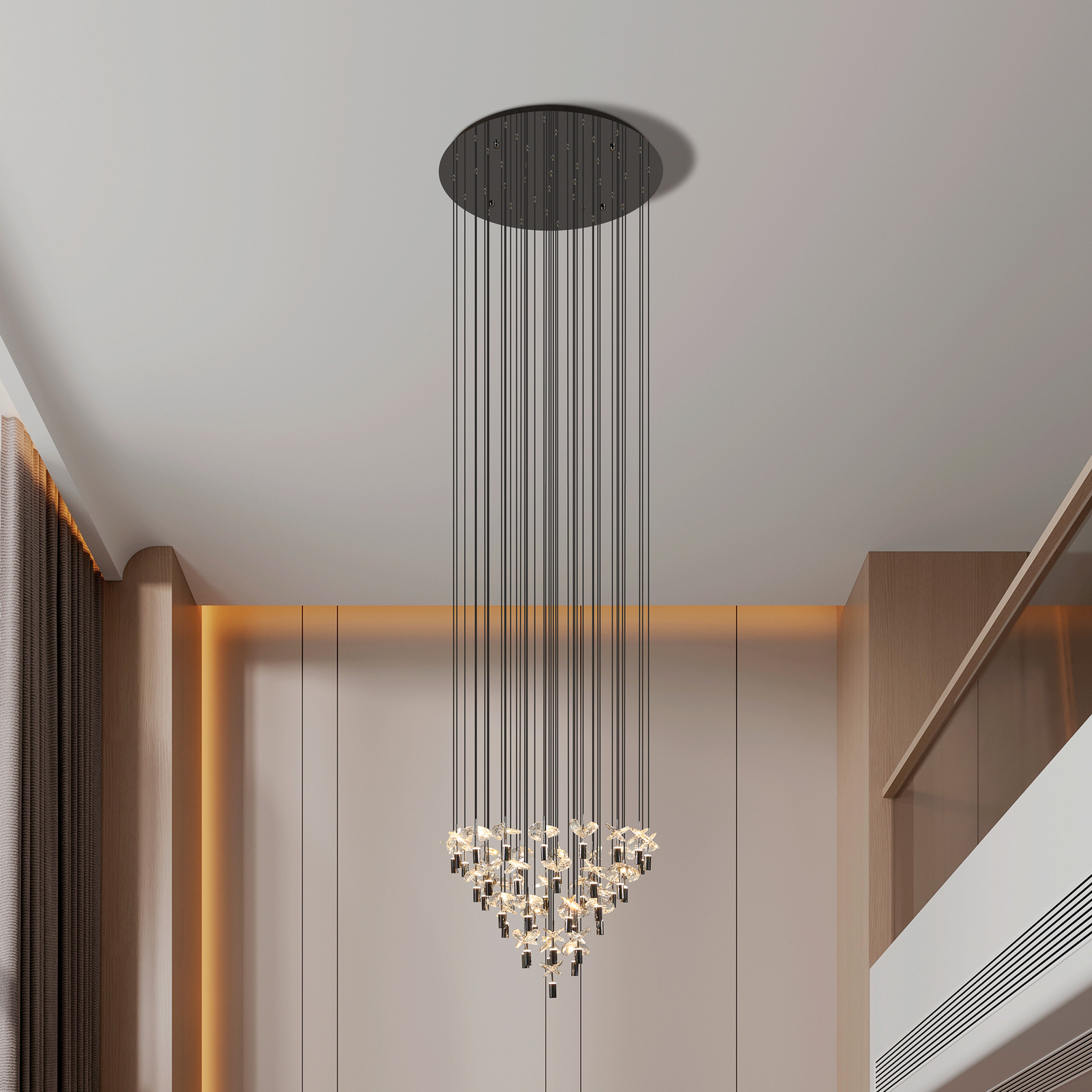 Suspension Comareira nickel 220 x 78 cm CCT - Stars of Light