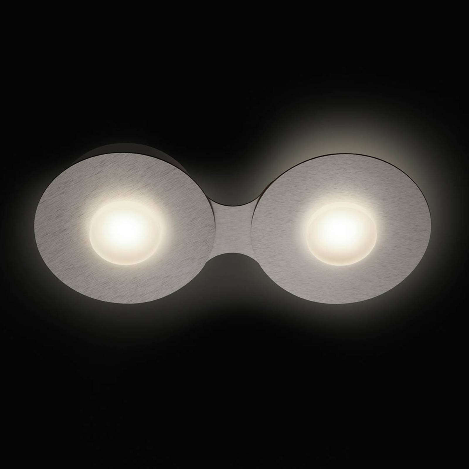 GROSSMANN Disc plafonnier LED, gris argenté, 2l