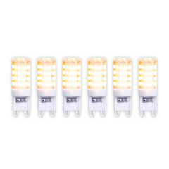 LED bispina G9 3,5W bianco caldo 350 Lumen set 6x