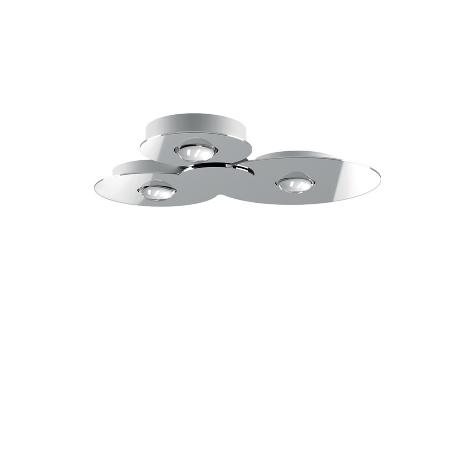 Bugia Triple Plafond 2700K Krom - Lodes