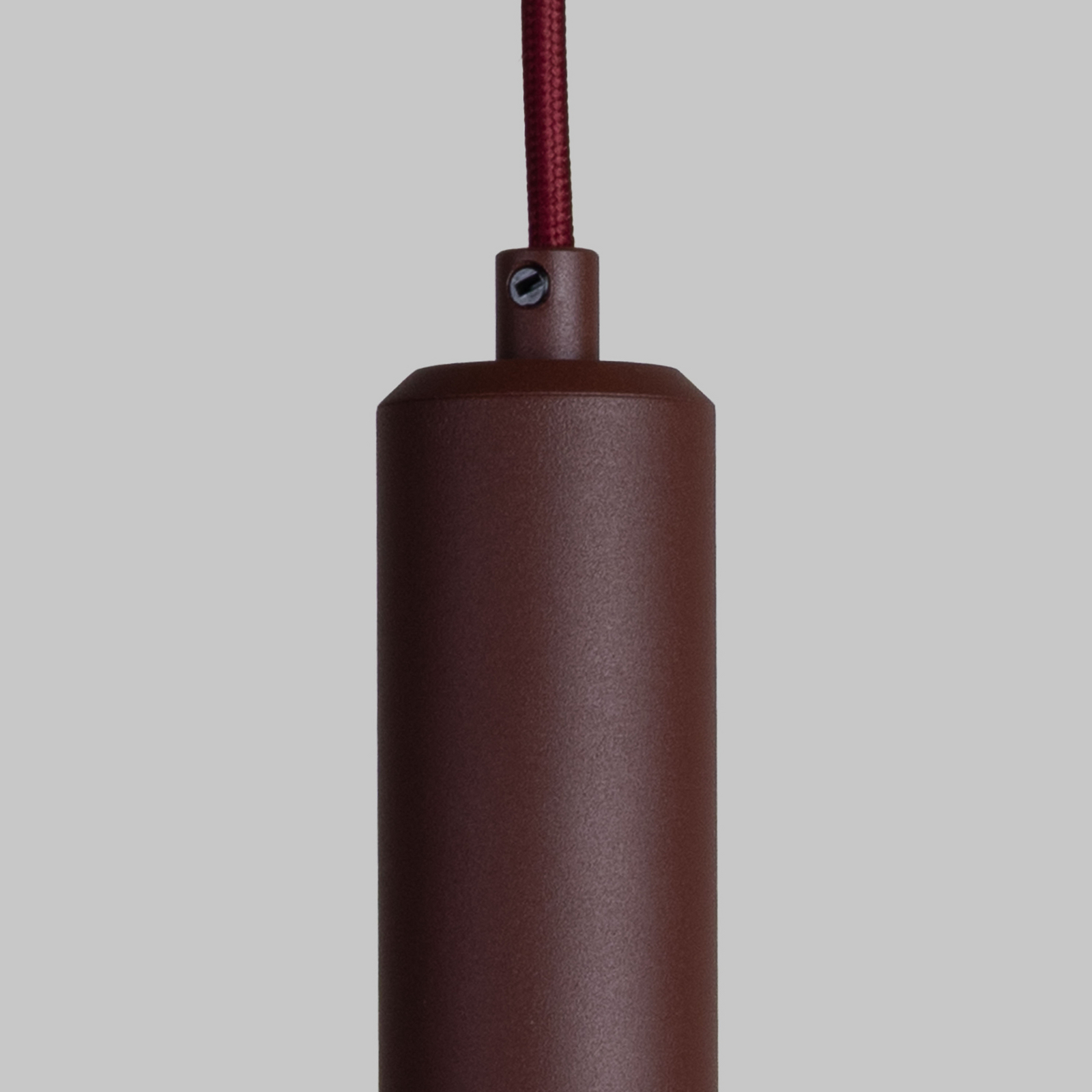 IT'S ABOUT ROMI – żyrandol LED „Milan”, bordowa, Ø 6 cm