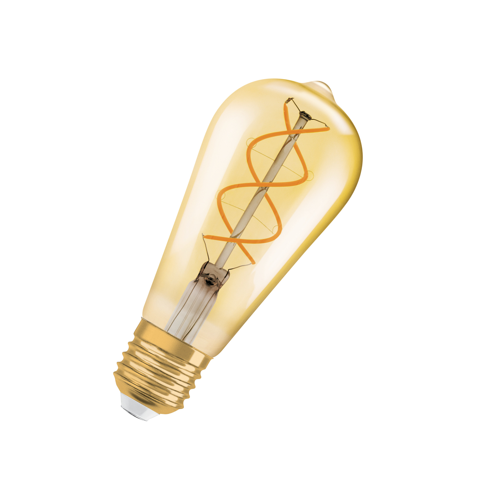 OSRAM LED Vintage 1906 Edison, oro, E27, 4 W, 2.000 K, dimmerabile.