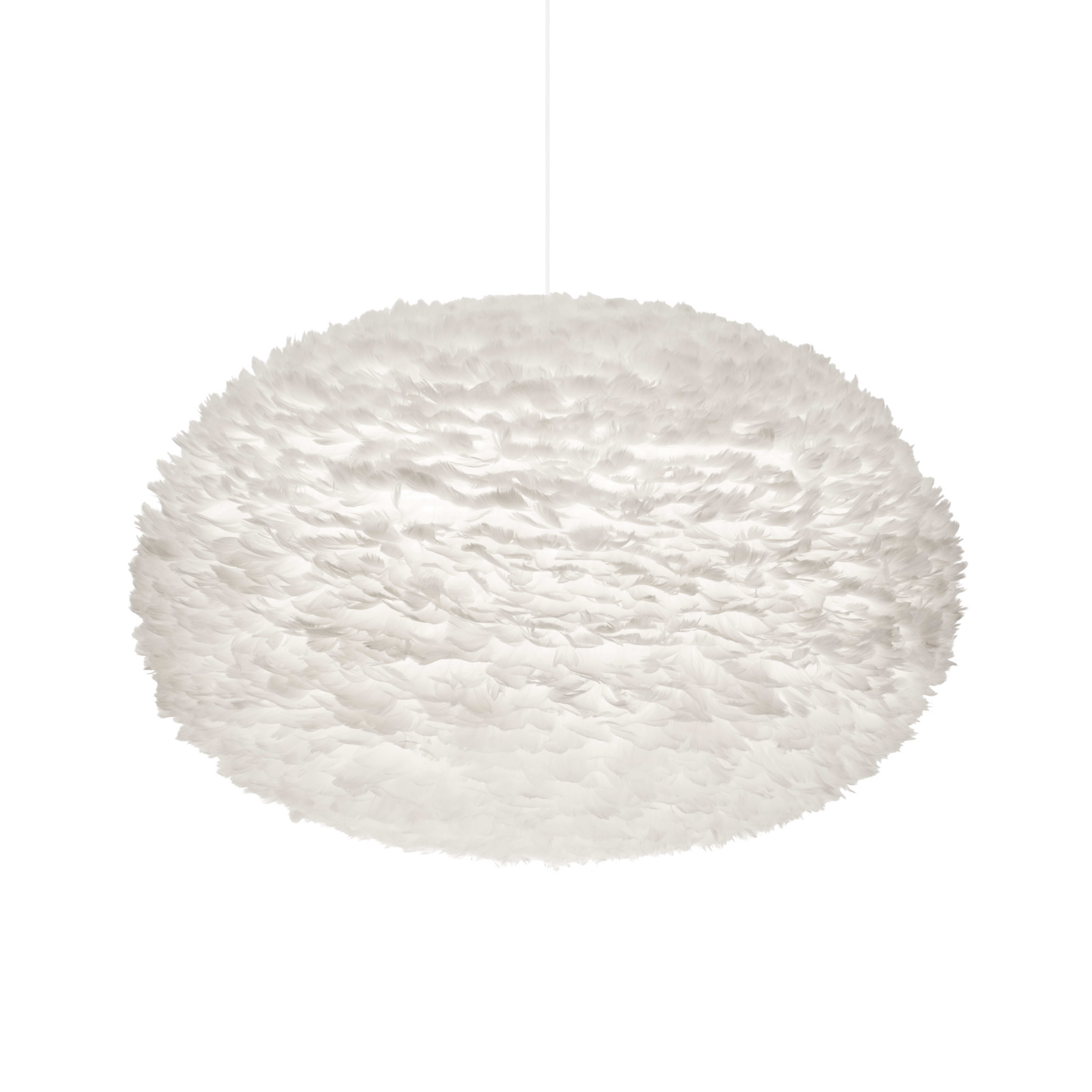 EOS XXL viseća lampa, bijela, Ø 110 cm, perje E27 - UMAGE