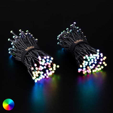 LED-Lichterkette Twinkly RGB, schwarz