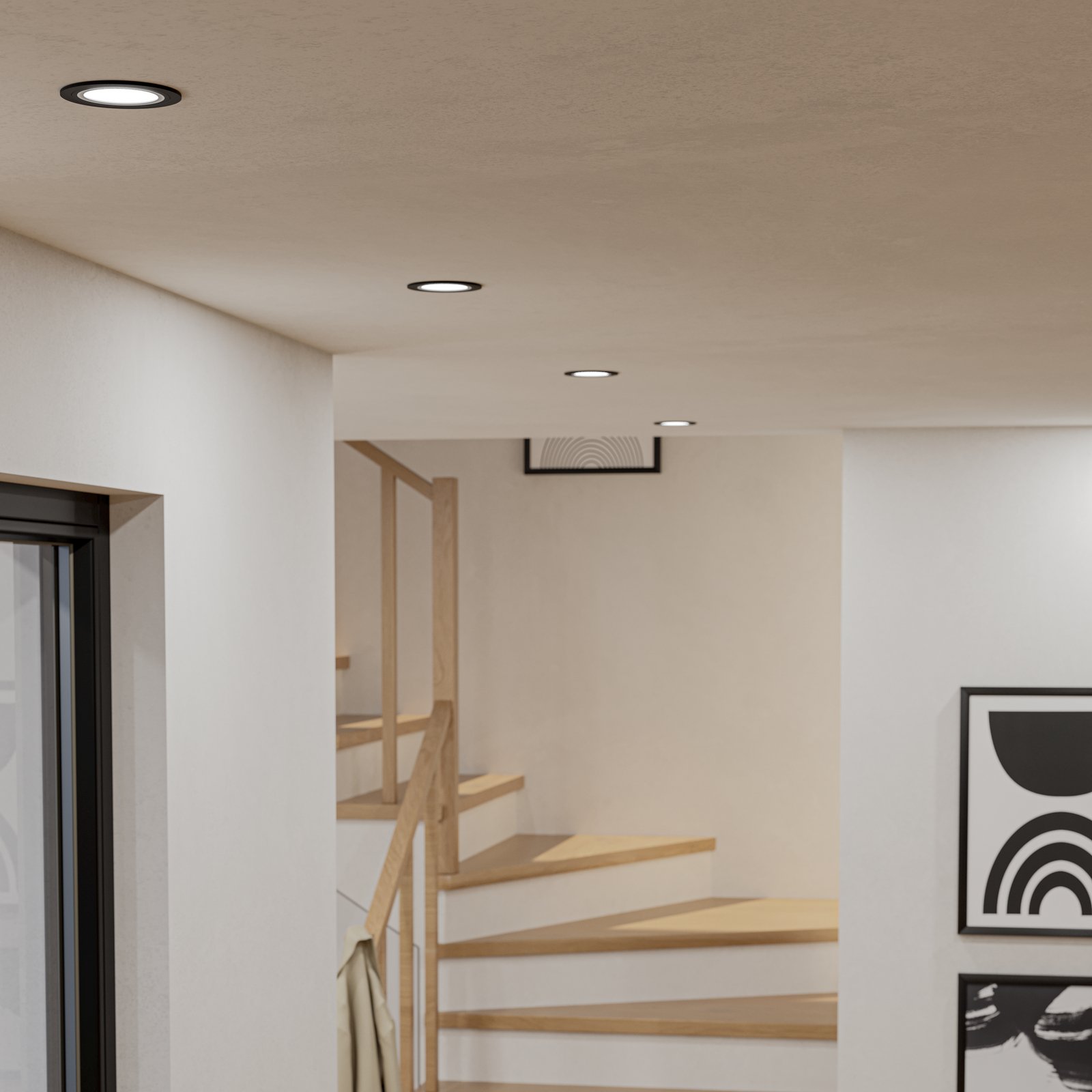 EGLO connect Smart-LED-Leuchte Carosso-Z, Ø 9cm, schwarz