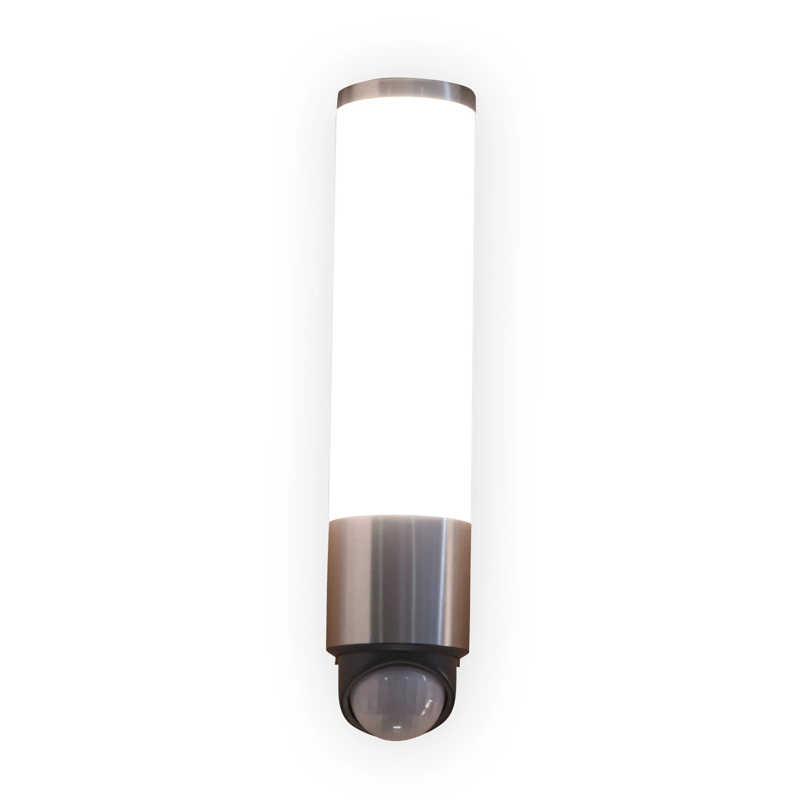 LED-anduriga välisvalgusti LEDA, roostevaba teras, kõrgus 35 cm, IP44