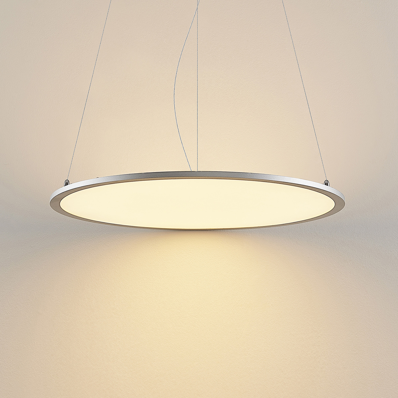 Lindby Luram lámpara colgante LED, CCT, redondo