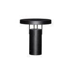 HÜBSCH LED-batteridrevet bordlampe BringMe, matt svart, høyde 28 cm