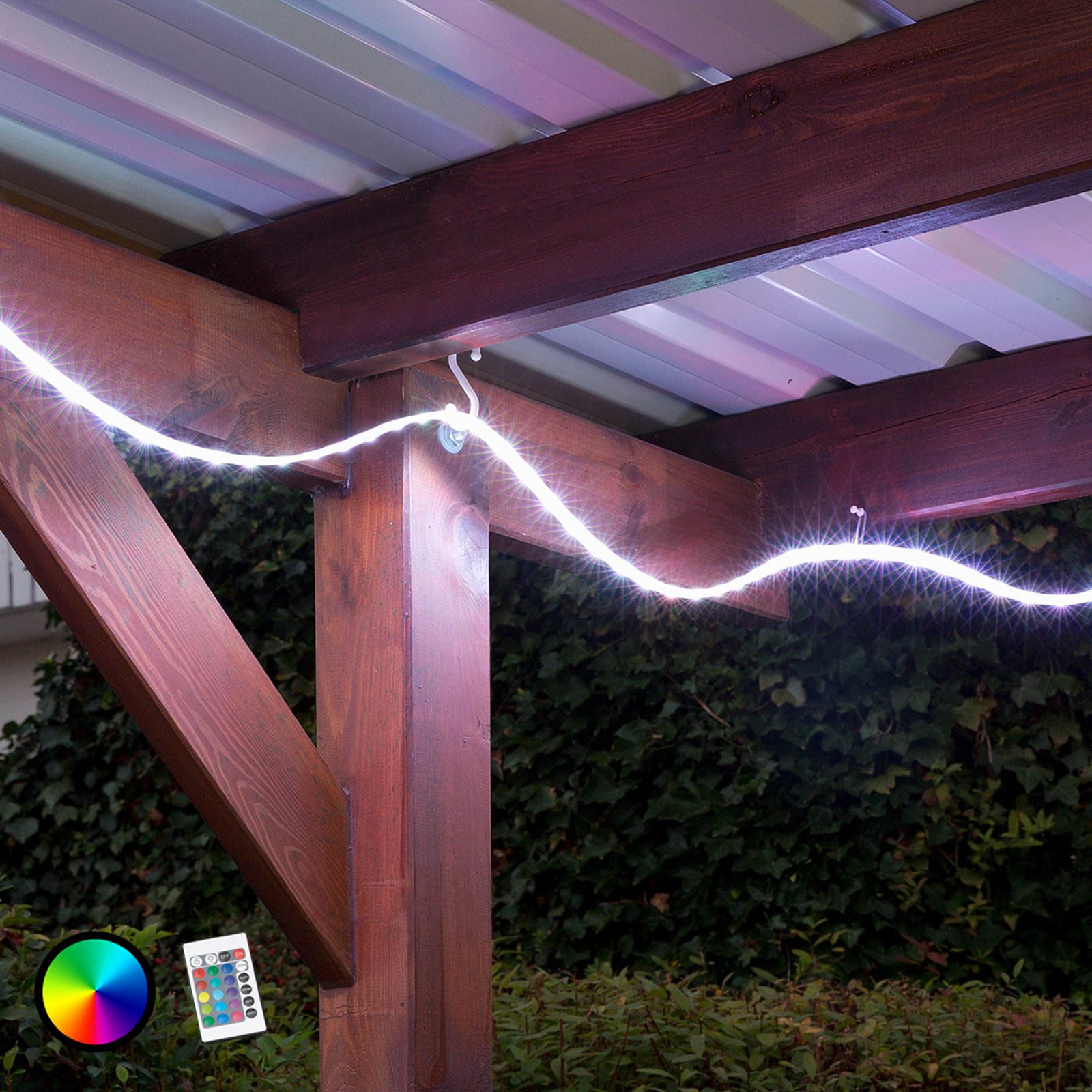 RGB LED-nauha Ora ulkotiloihin, mukaan lukien FB, 500 cm
