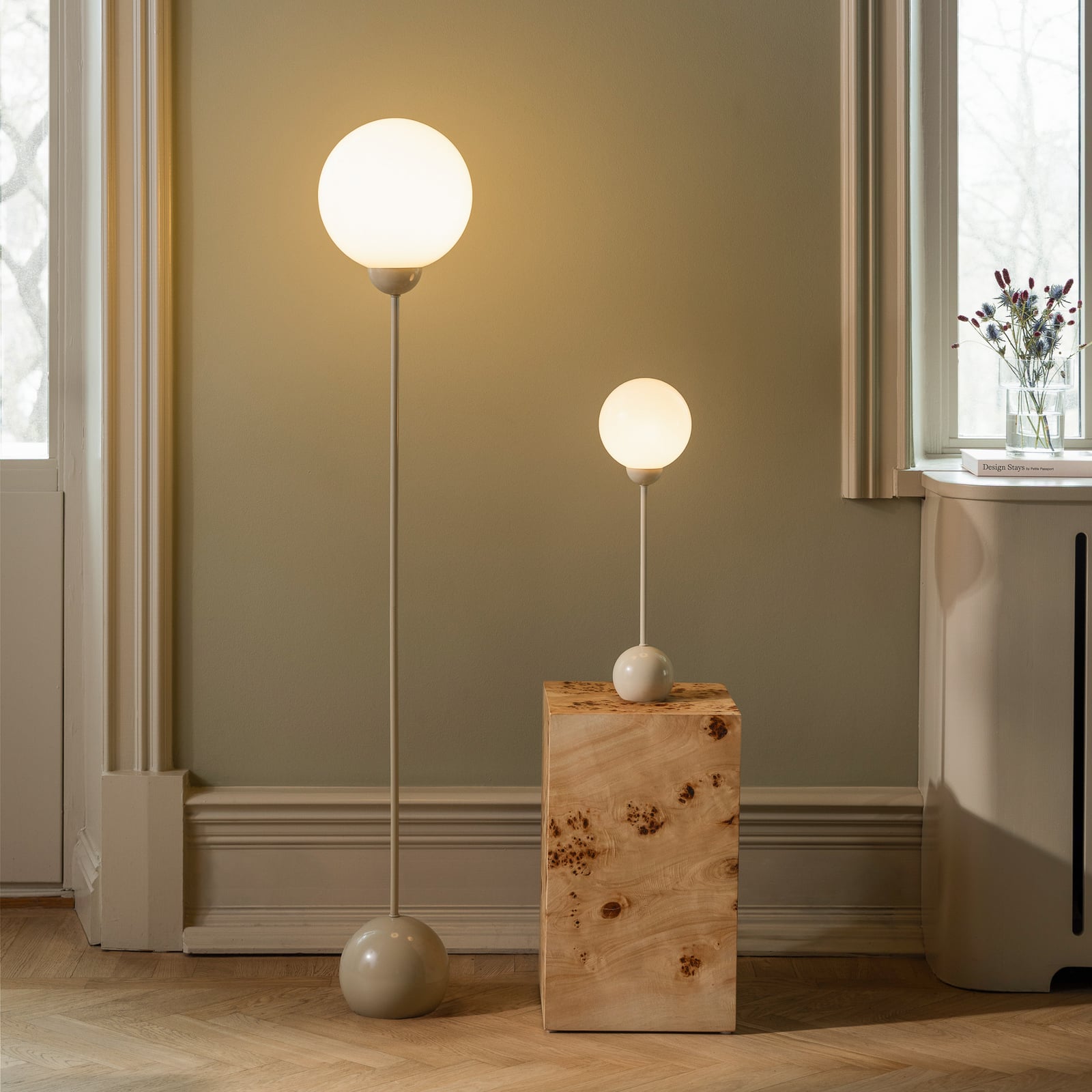 Lampe de table Ripley beige, hauteur 52 cm - Globen Lighting