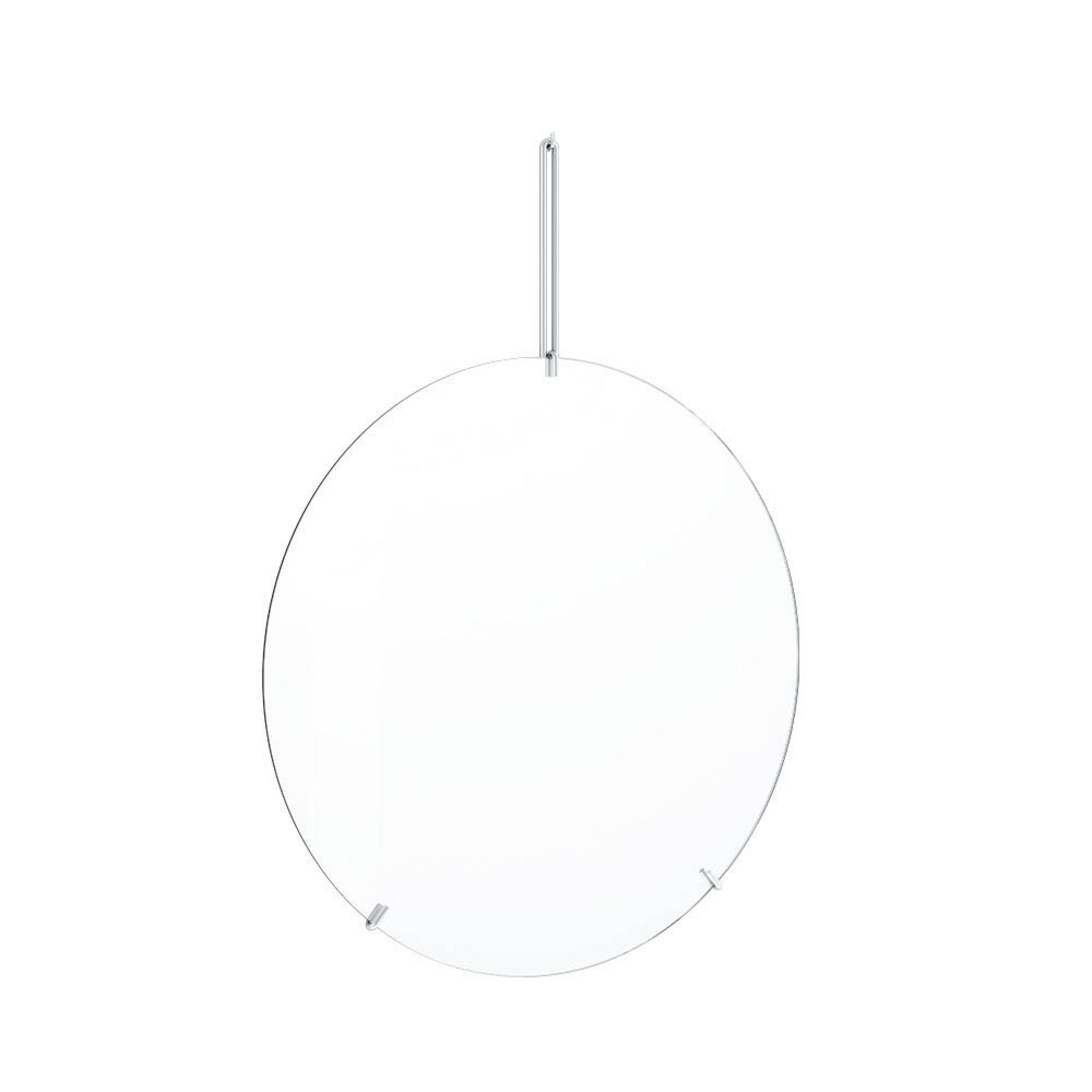Wall Mirror Ø70 Stainless Steel - Moebe