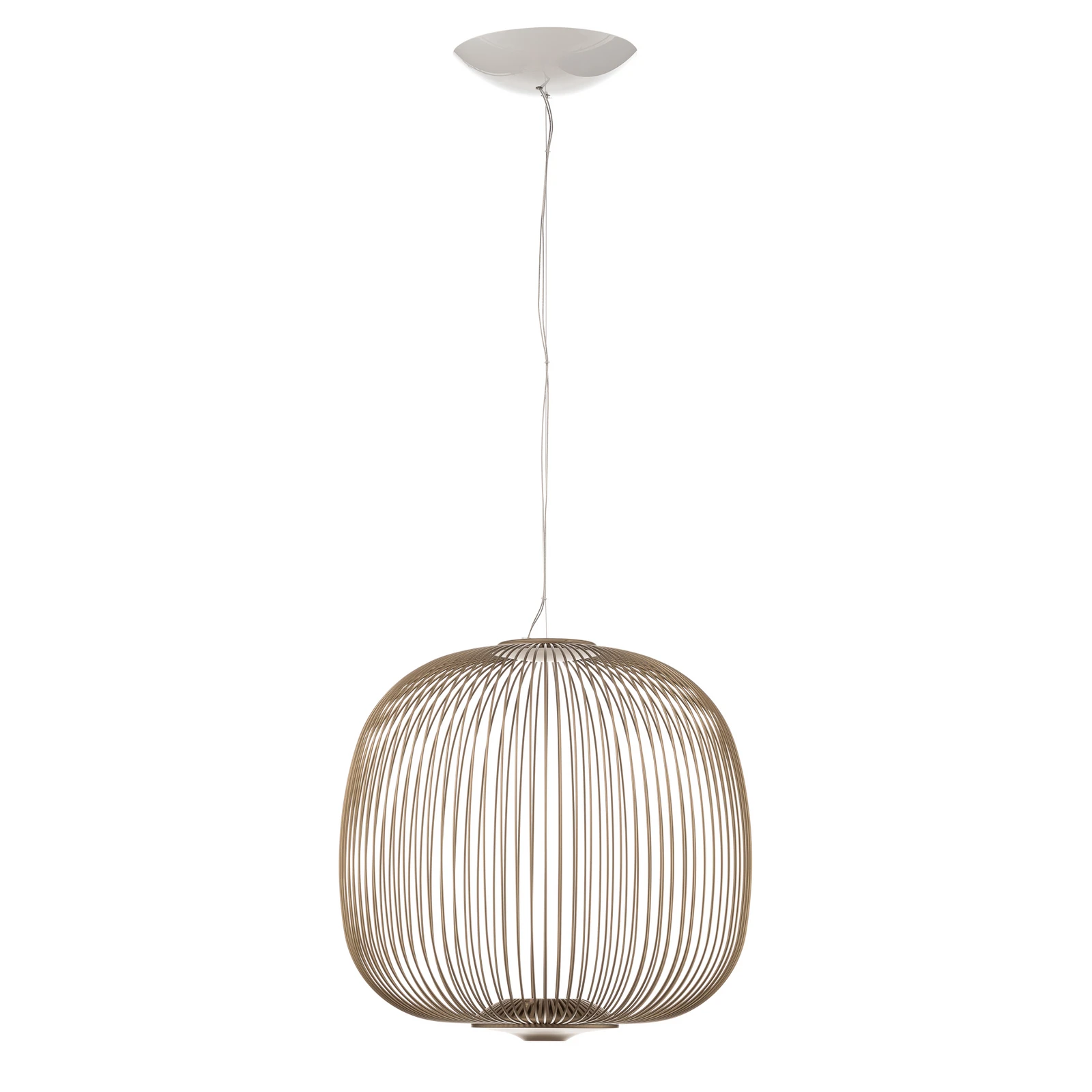 Foscarini MyLight Spokes 2 midi κρεμαστό φωτιστικό χρυσό