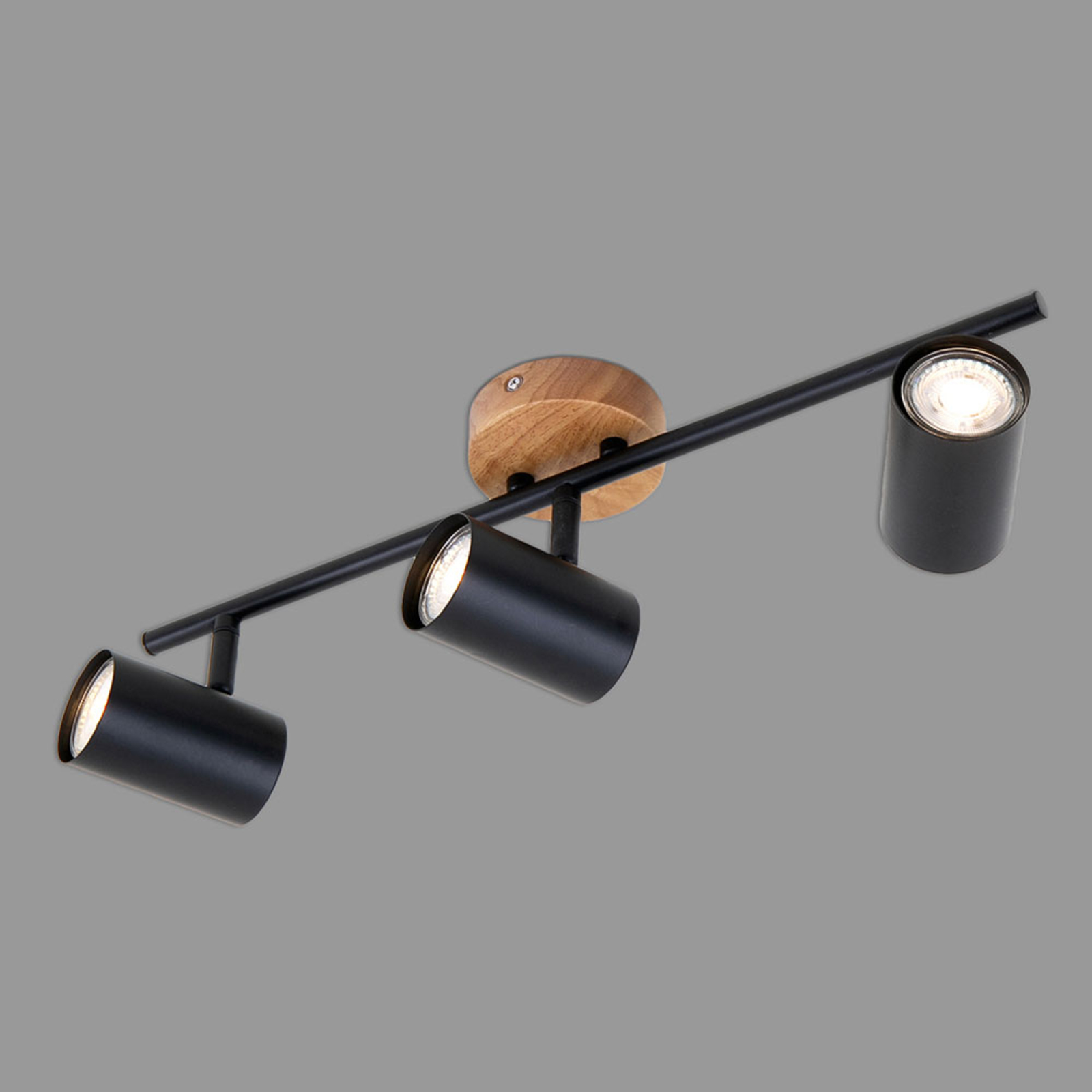 Drevo & Style 2920 Stropné bodové svietidlo, tri žiarovky
