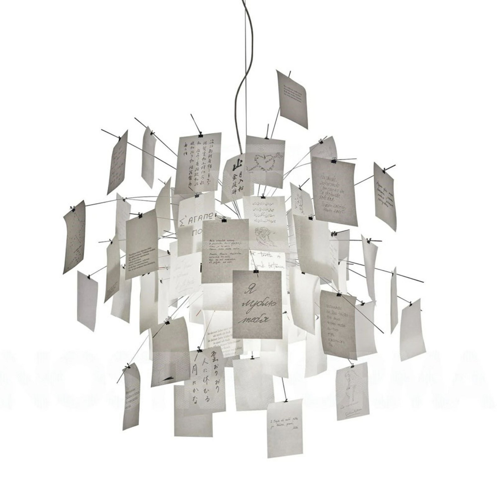 Zettel'z Lamp 6 Pendant - Ingo Maurer