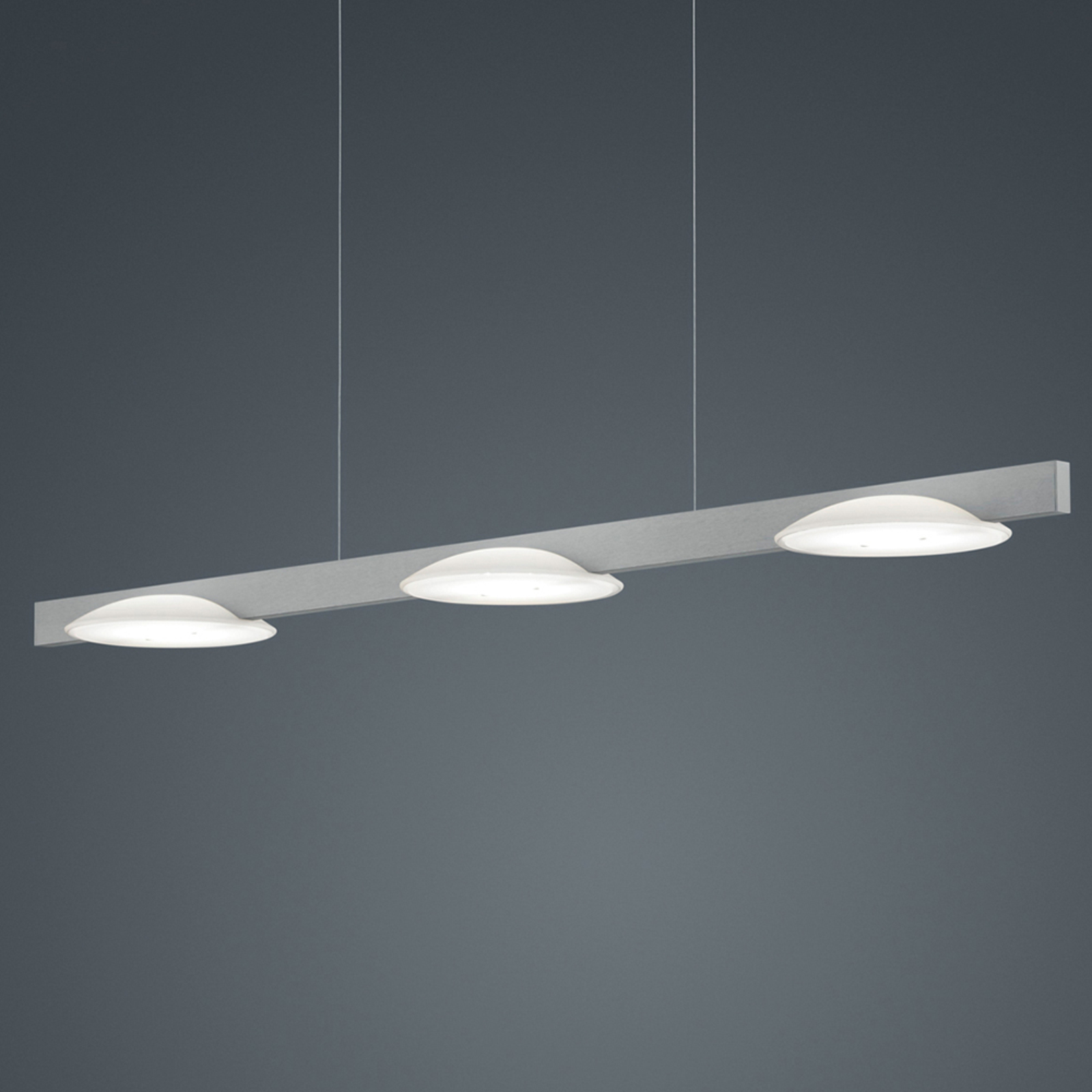 Helestra Pole LED-Hängeleuchte dreiflammig