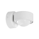 Lindby foco de pared Jyla, blanco, 4.200 K, hacia abajo, lente