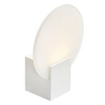 Candeeiro de parede LED Hester, IP44, branco