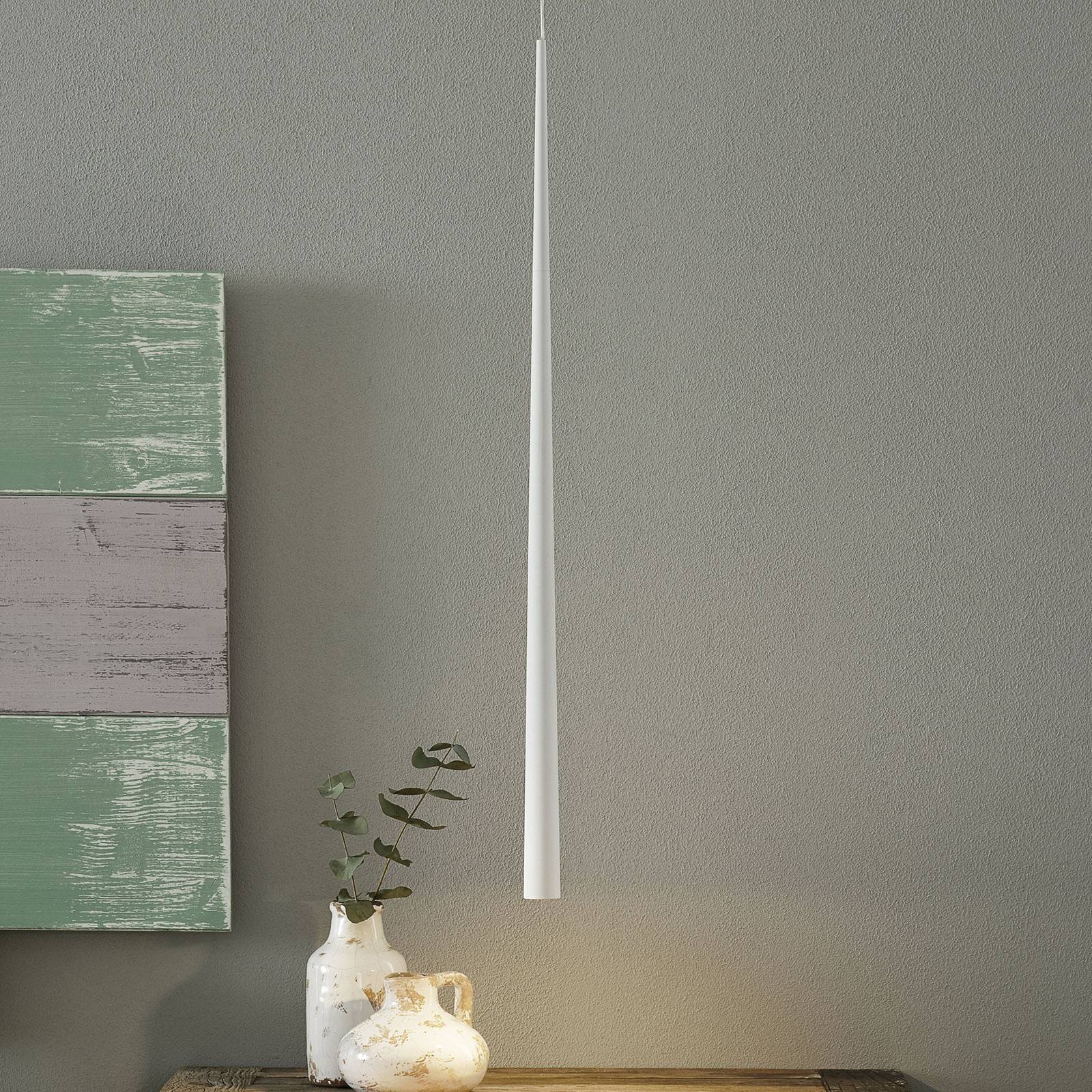 Bendis - suspension LED élancée en blanc
