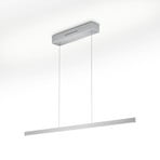 LED-Hängelampe LINDA-92 nickel Länge 92 cm Gestensteuerung