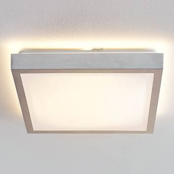 Lindby Margit LED-Alu-Deckenlampe, eckig, 37,5 cm