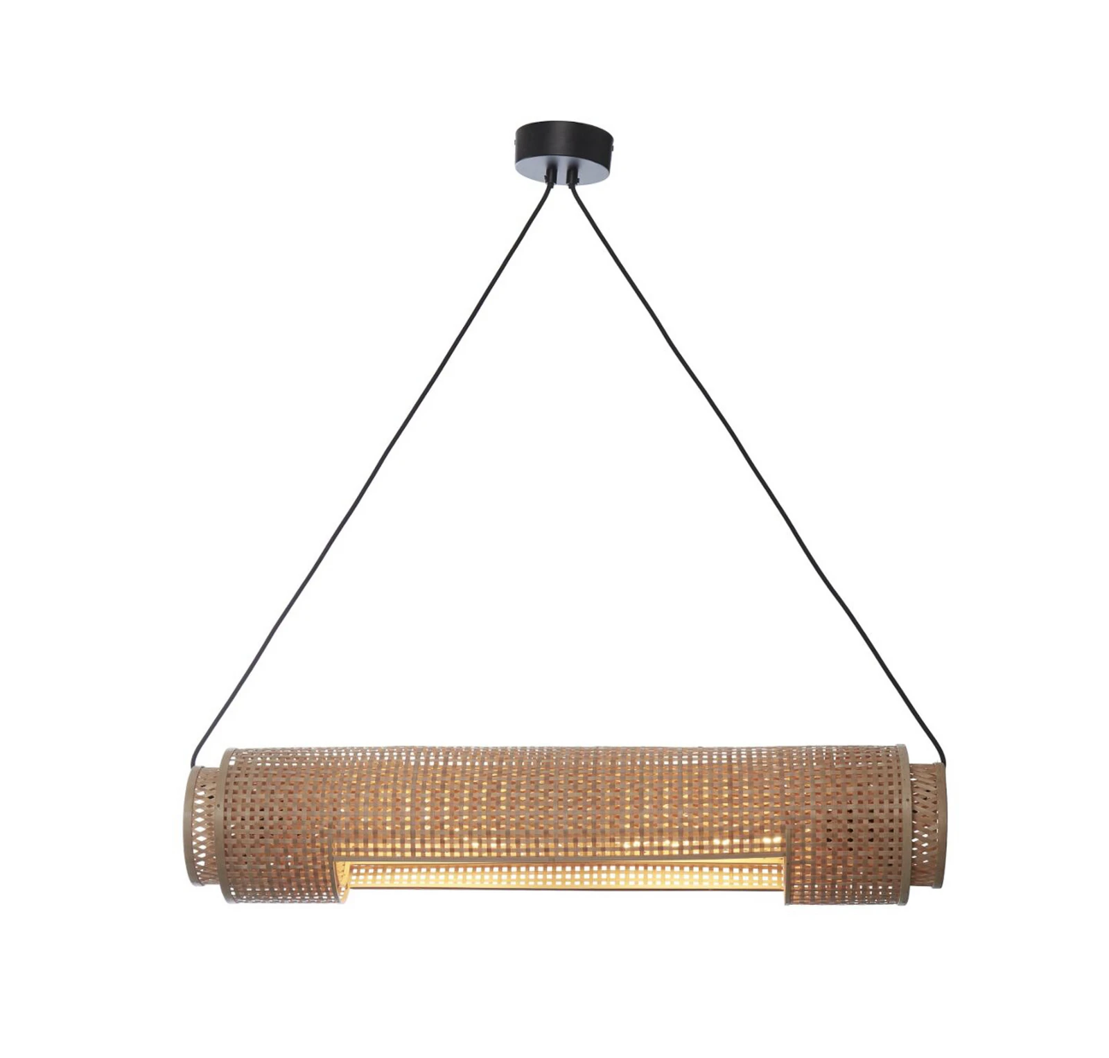 GOOD & MOJO Lampada a sospensione Bhutan 85 cm, colore naturale