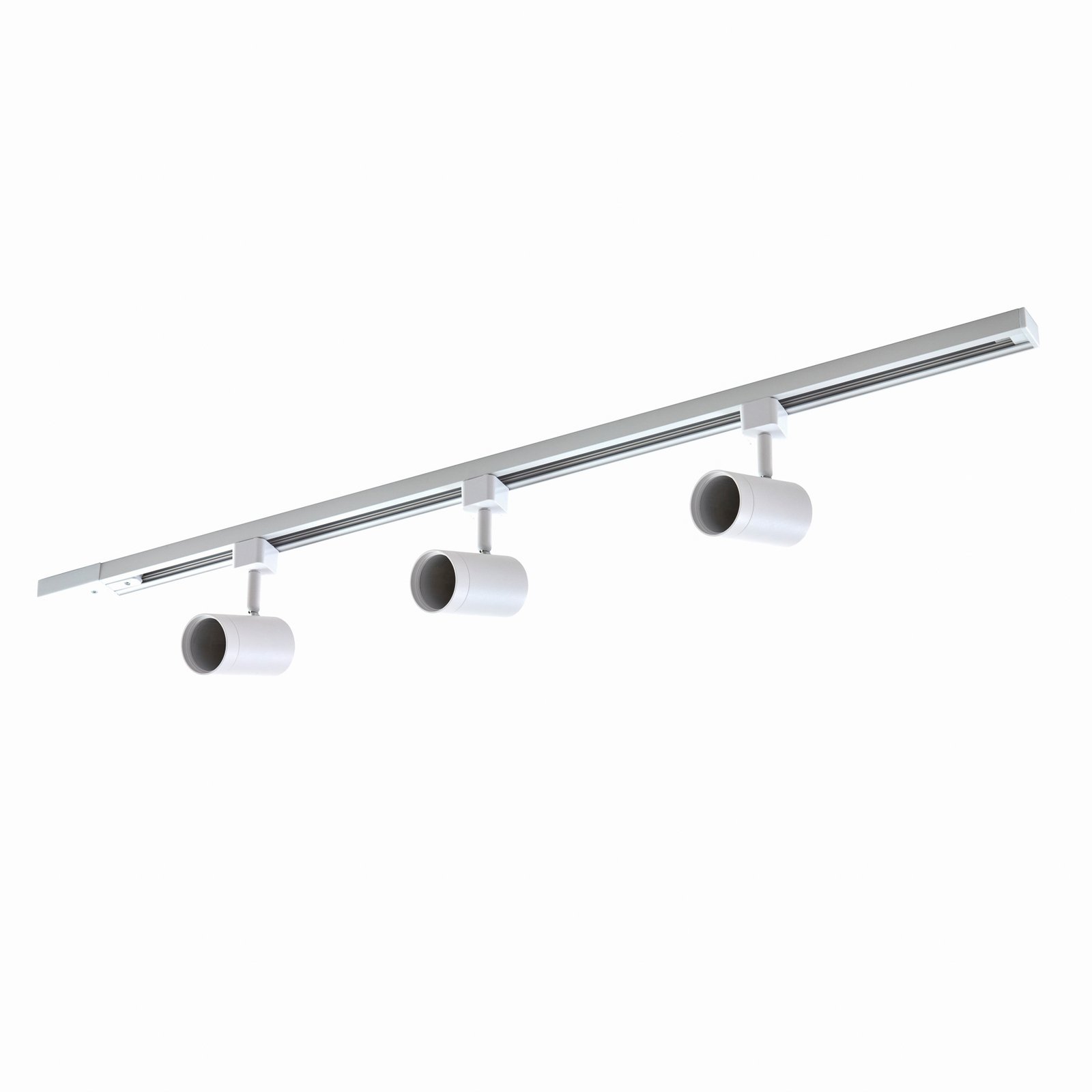 Prios Jorell 1-fase-railsysteem 3-lamps wit
