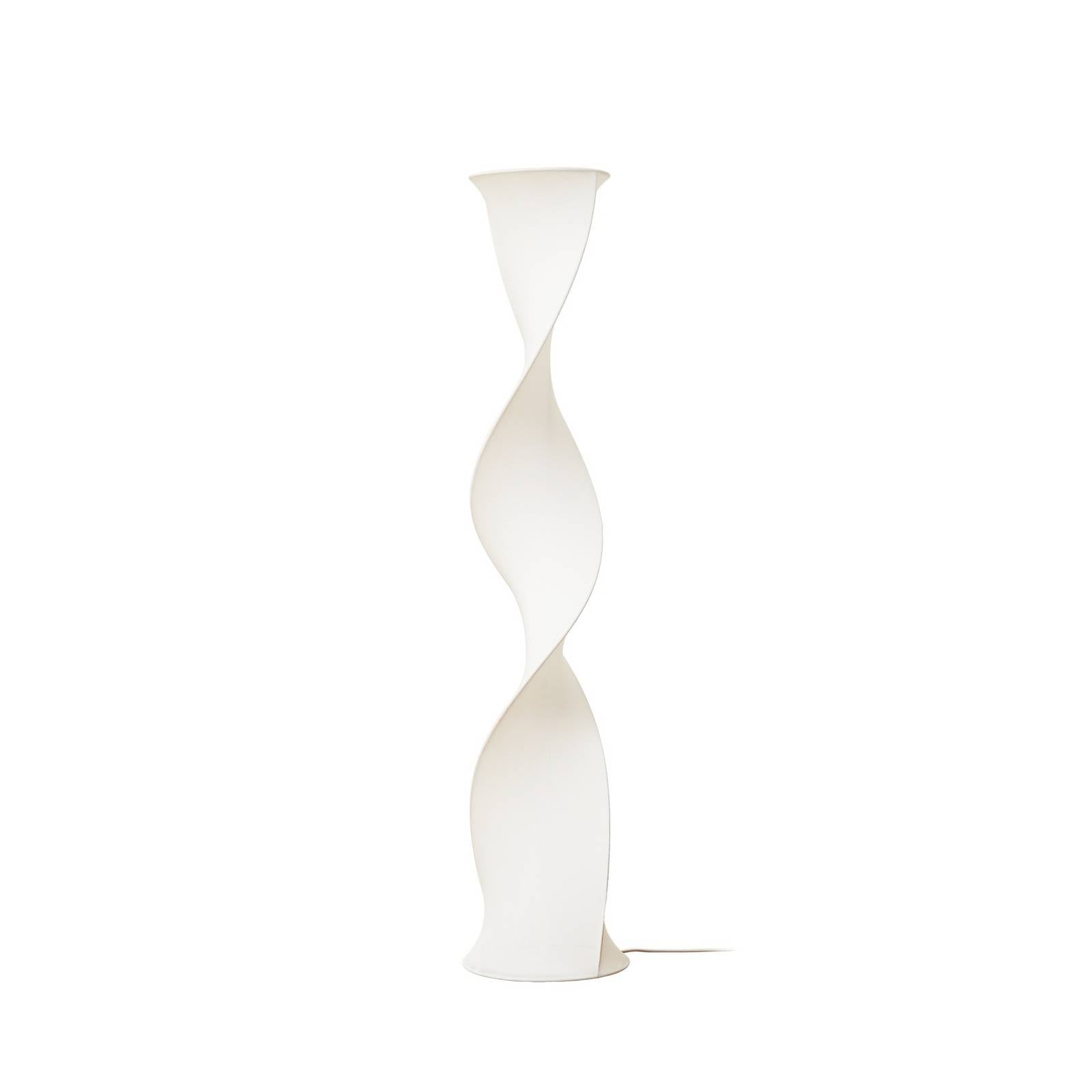 Lucande LED-Stehlampe Novelle, weiß, CCT, Höhe 137cm, Ø 29cm